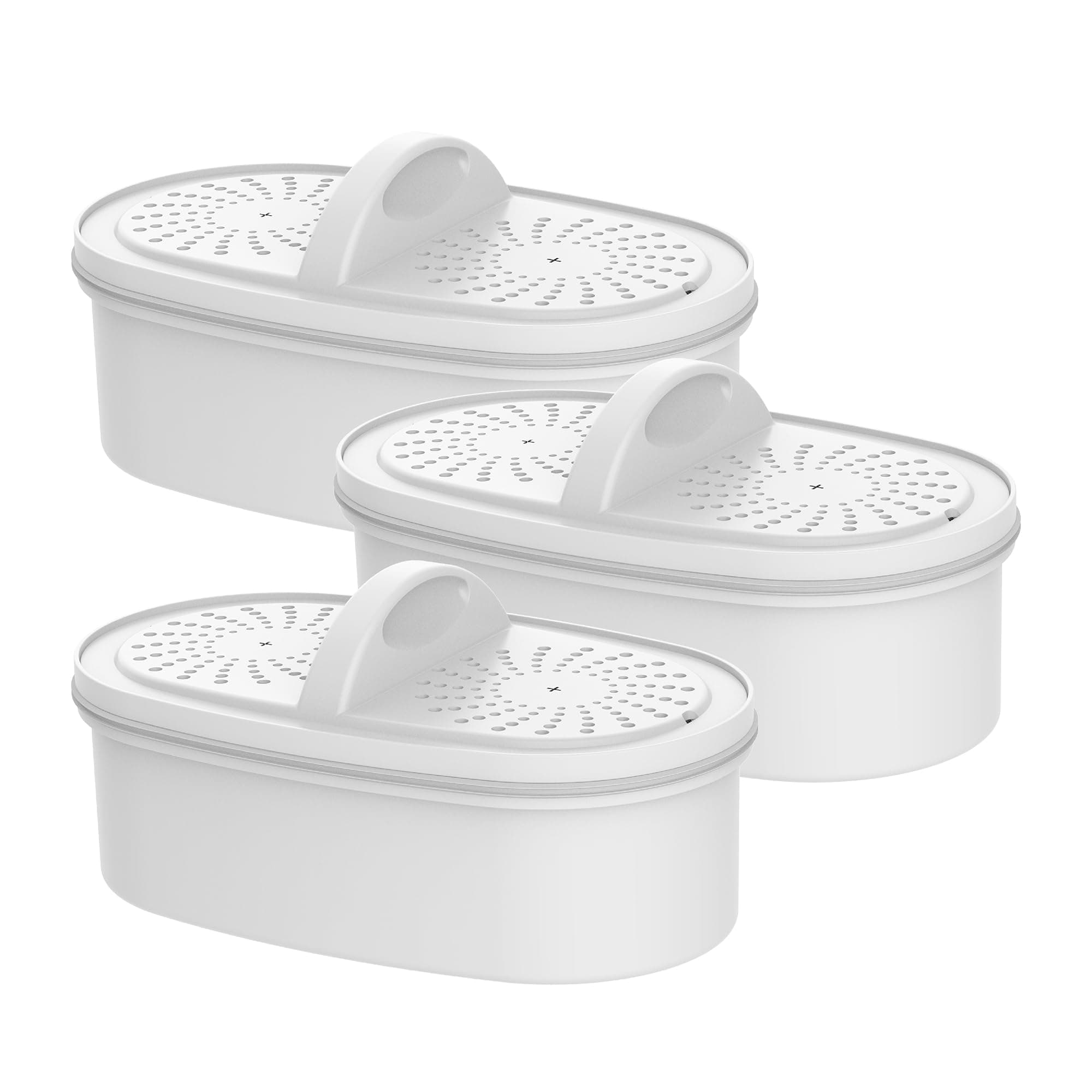 Replacement for All Waterdrop Pitcher Filtration System, Fits Waterdrop WD-PF-01A Plus, Reduces Lead, PFOA/PFOS, Chlorine, Last Up to 3 Months or 200 Gallons (Pack of 3), AQUA CREST