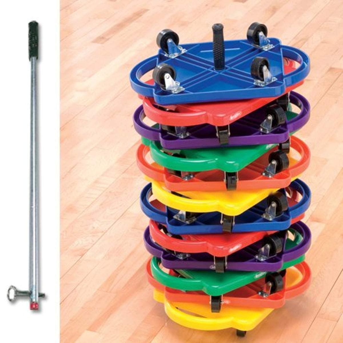 Scooter Board Storage Pole