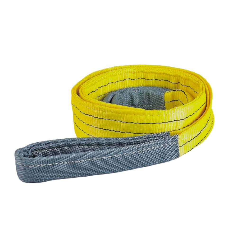 Conclood India Polyester Webbing Sling | Lifting Belt | Yellow Colour | Use for Handling materials in warehouses & logistics | Lifts & secure heavy loads (3 Ton 4 Meter).