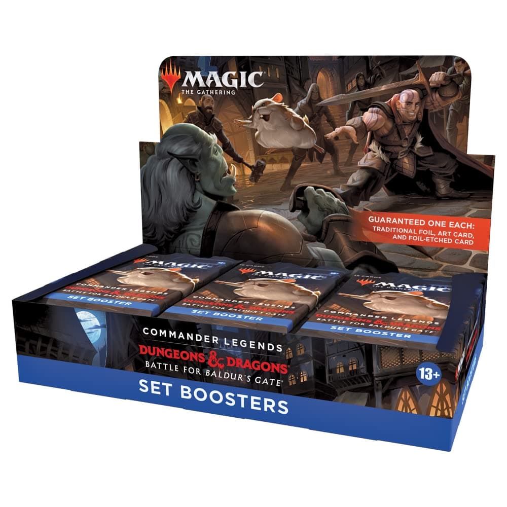 Commander Legends: Battle for Baldur’s Gate Set Booster Box | 18 Packs (270 Magic Cards)