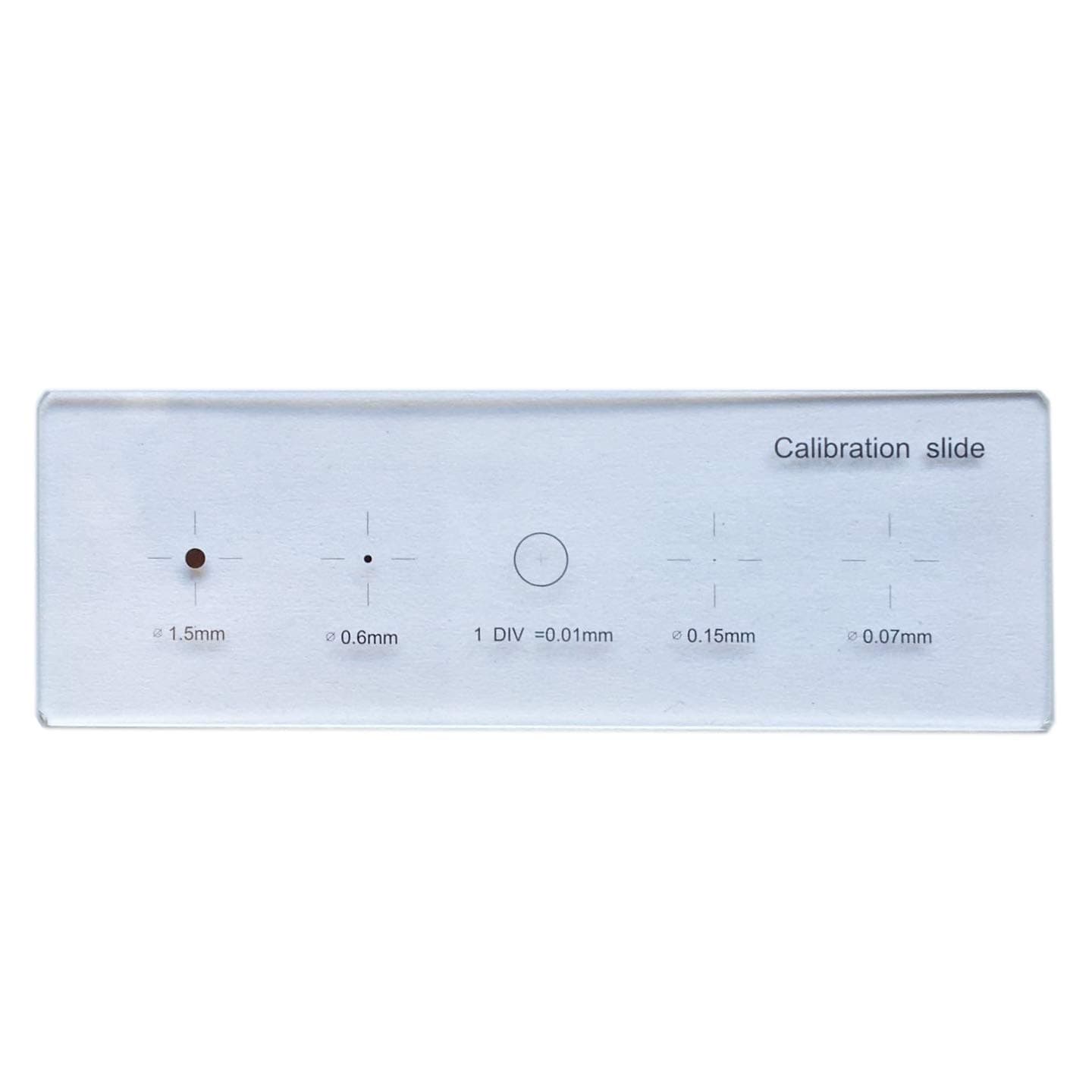 0.01mm Dot Crosshair Microscope Camera Slide Multifunction Plate Reticle Accurate Calibration Slide Ruler Stage Micrometer
