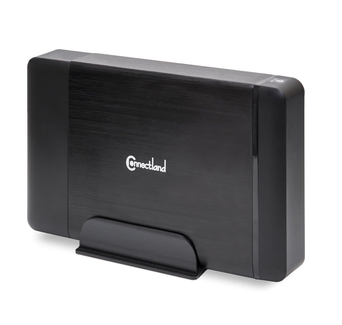 Connectland External USB 3.0 Enclosure for 3.5" SATA III Hard Drives, USB 3.0 to SATA HDD, Support UASP, Tool-Free Installation