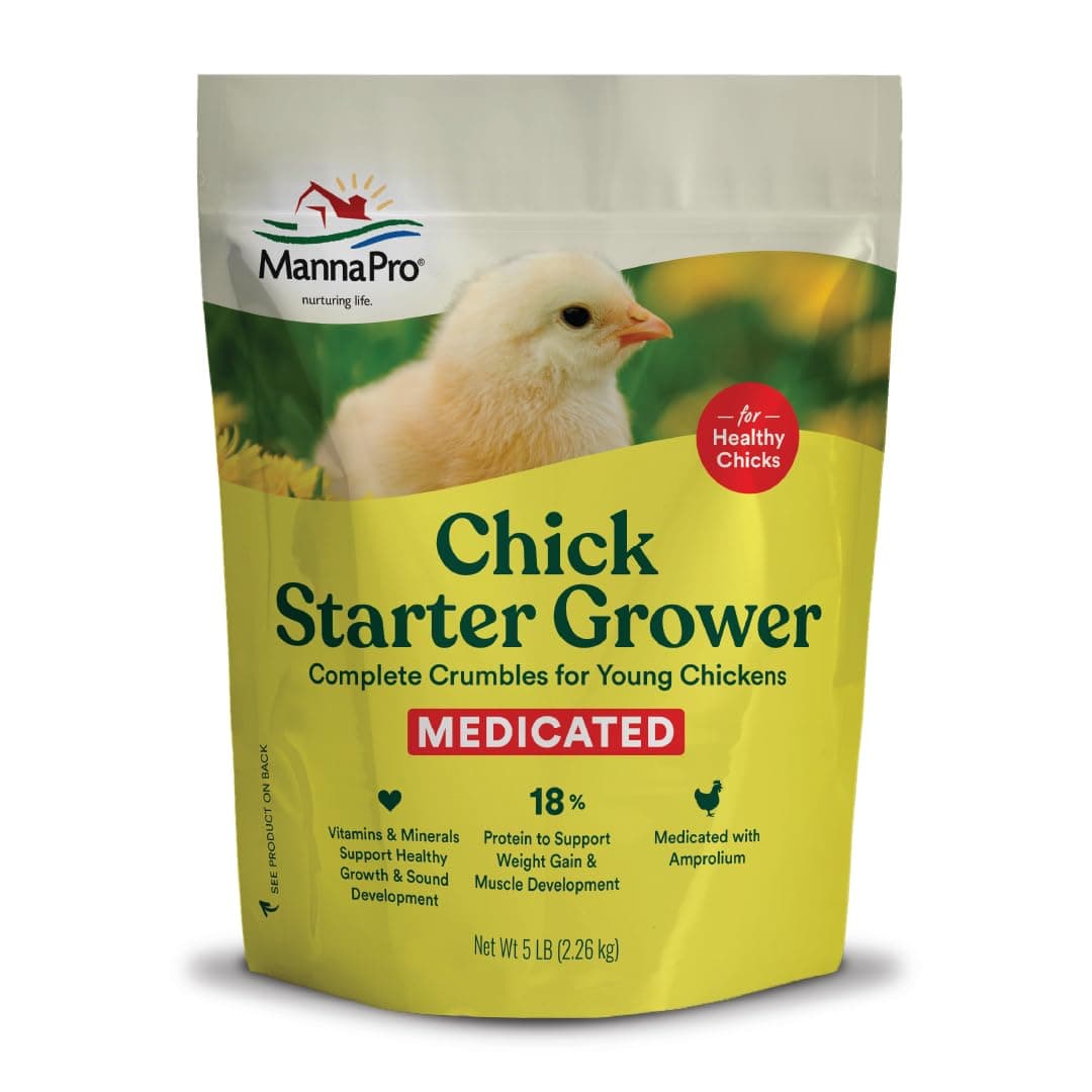 Chick Starter Grower Medicated Crumbles 5 lbs.