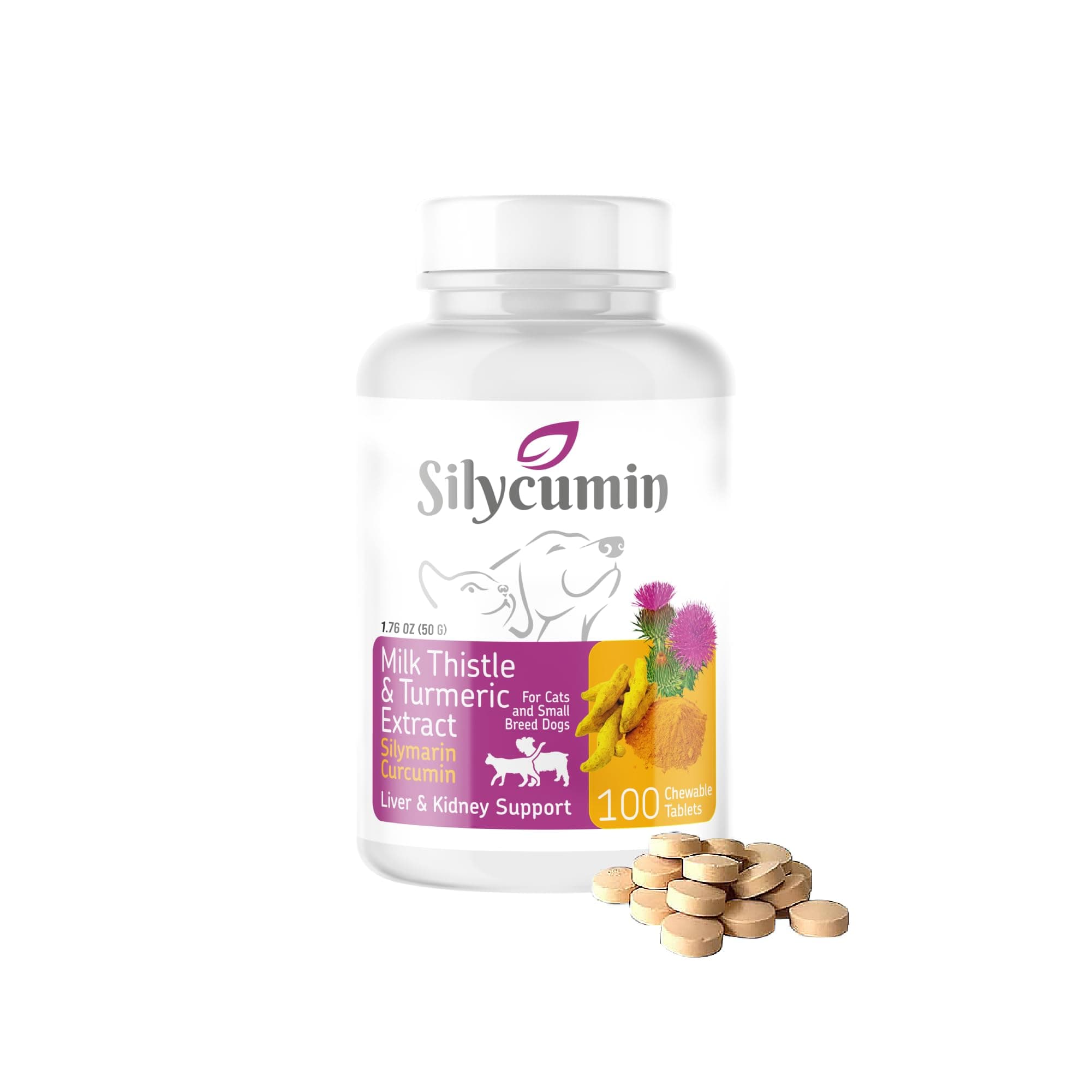 Bio PetActive Silycumin Milk Thistle and Turmeric Extract 100tabs