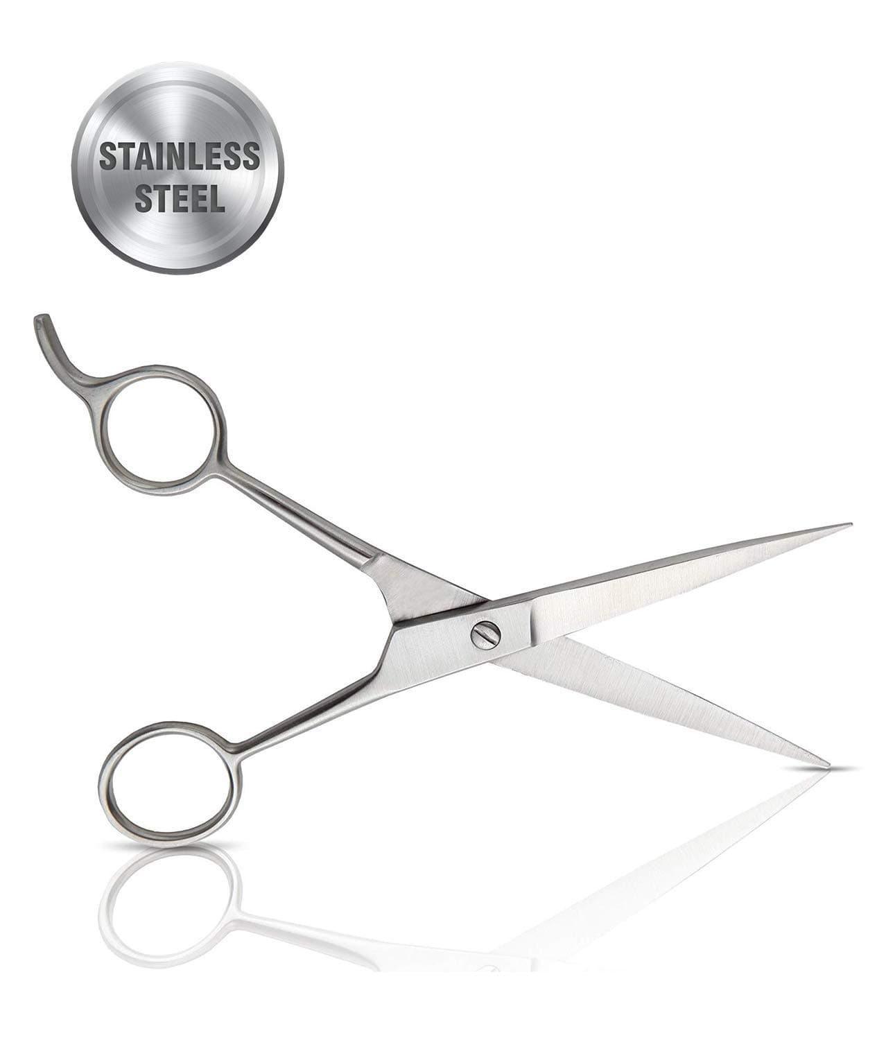 Precision Sharp Barber Hair Cutting Scissors Shears Cut Trim Bangs Beard Split Ends - Surgical Grade Stainless Steel