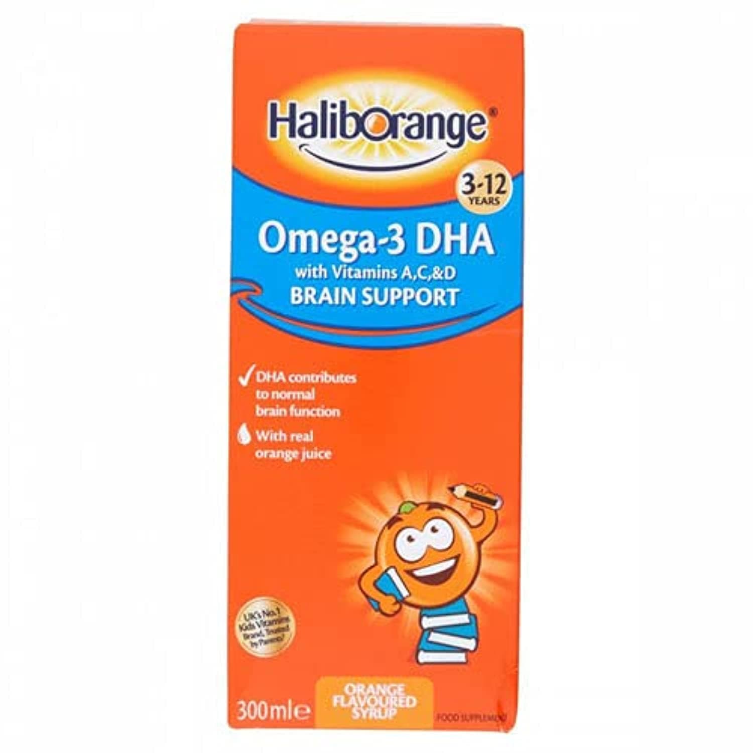 HALIBORANGE OMEGA 3 SYRUP 300ML