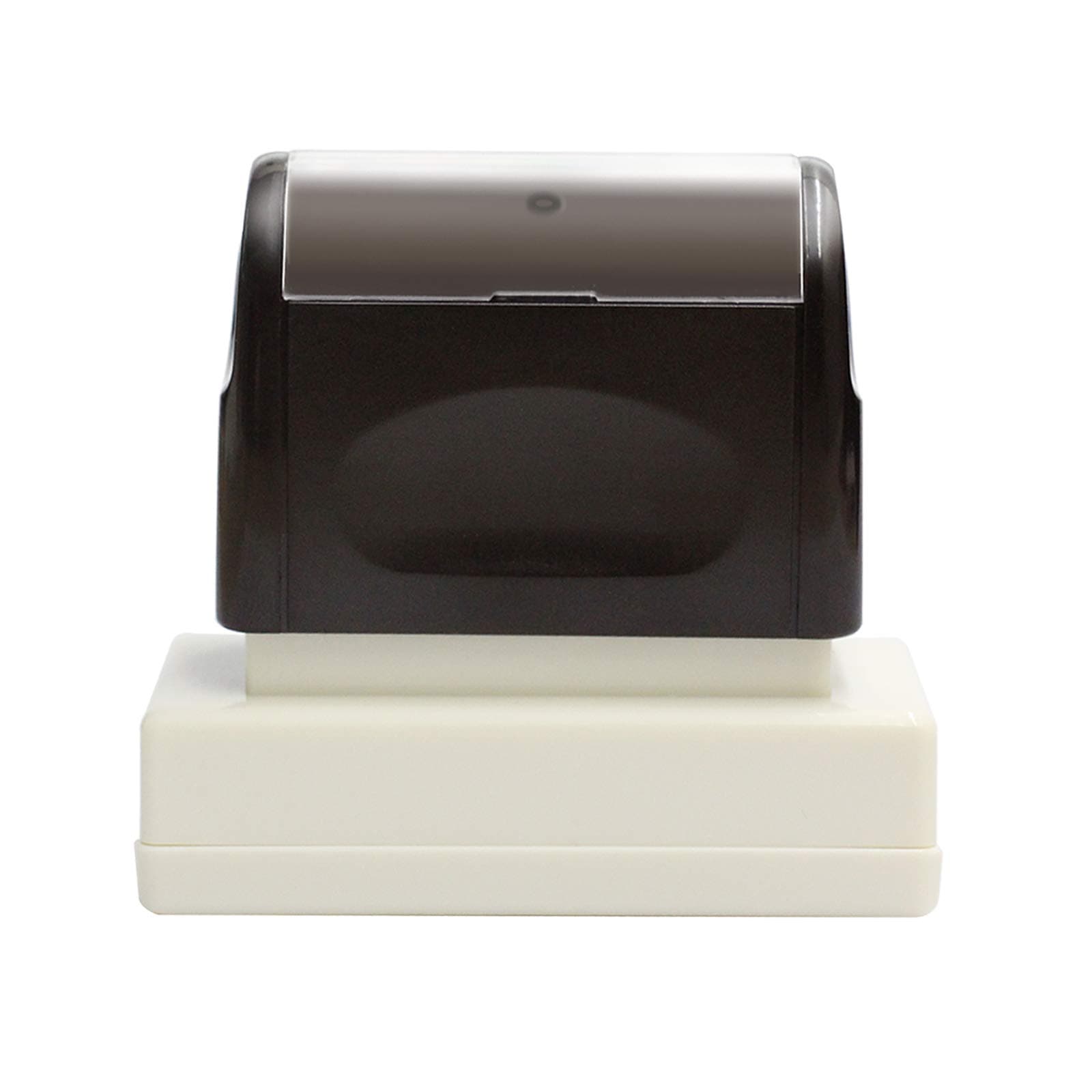 Custom Stamp Logo Self Inking,Personalised Logo Stamp,60x20mm,4 Lines of Text, Address Rubber Stamp for Business,Office,Return,Teacher,Home,Bank