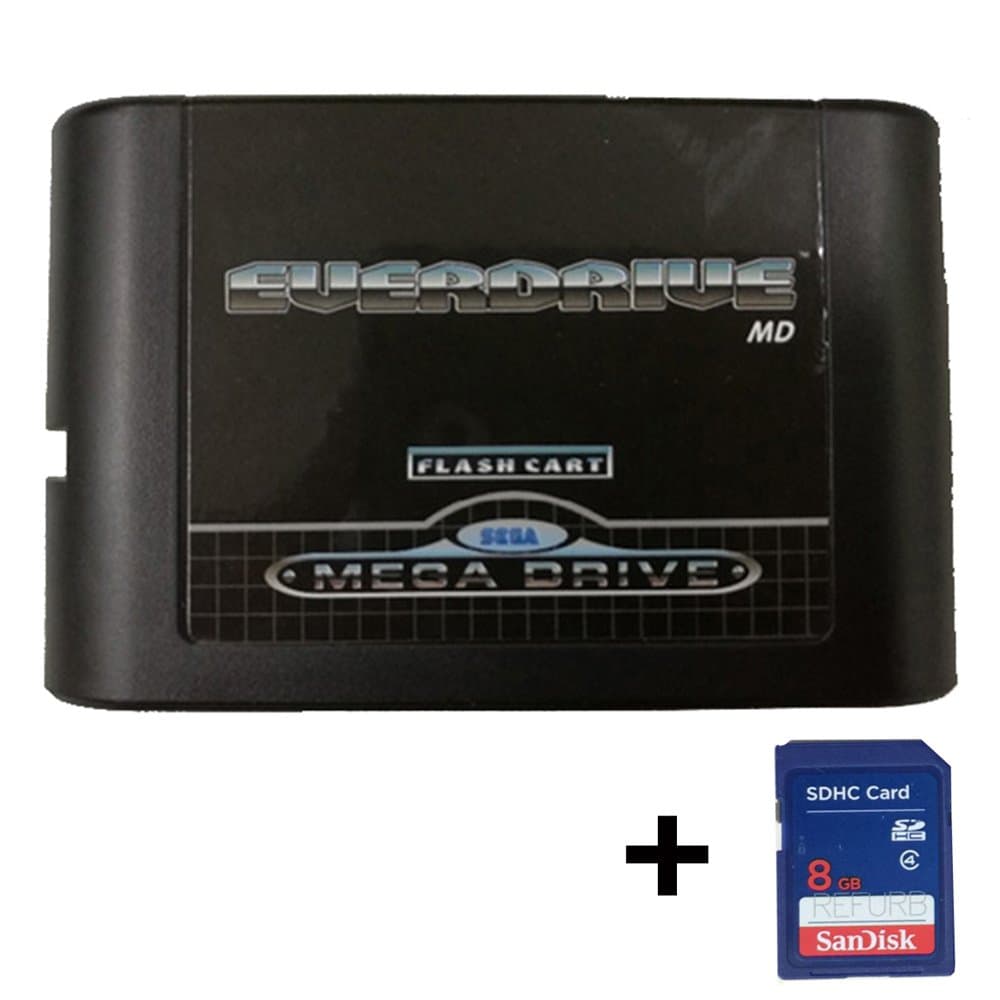 8G SDCard MegaDrive for 16-bit Sega MegaDrive Genesis Console Game