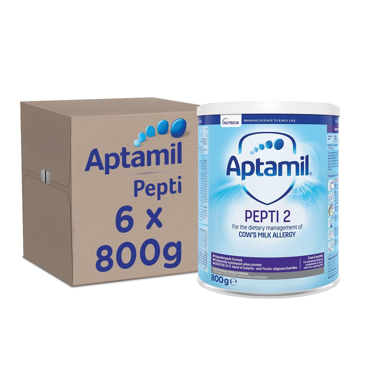 Pepti 2 Milk Formula 800g x 6