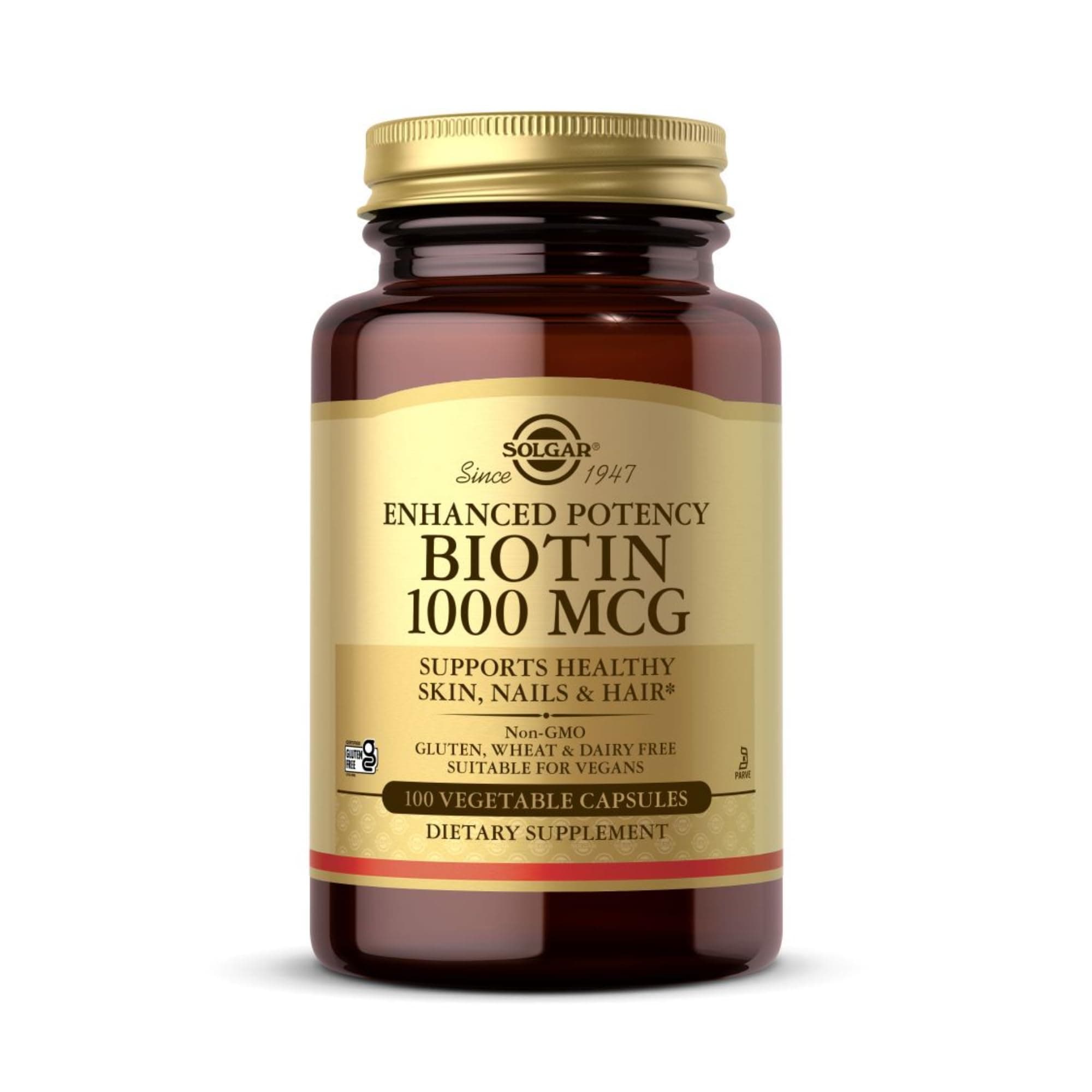 Biotin 1000 mcg, 100 Vegetable Capsules