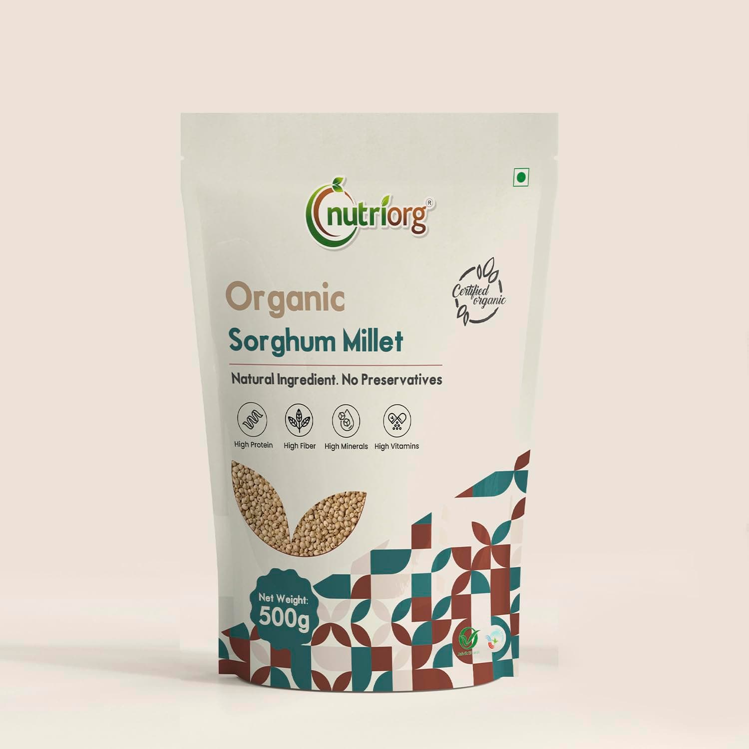 Organic Sorghum (Jowar) 500G