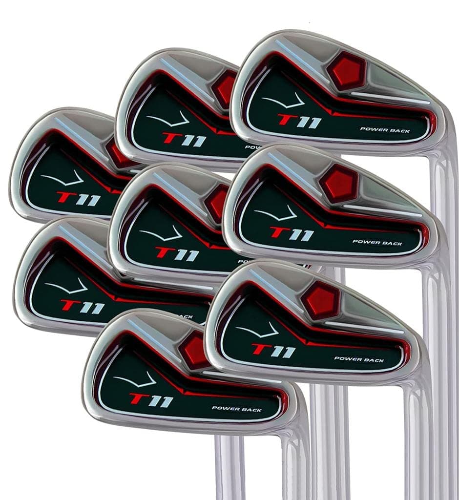 Power Back T11 Iron Set 4-SW Custom Made Golf Clubs Right Hand Regular R Flex Graphite Shafts Men's Standard Irons