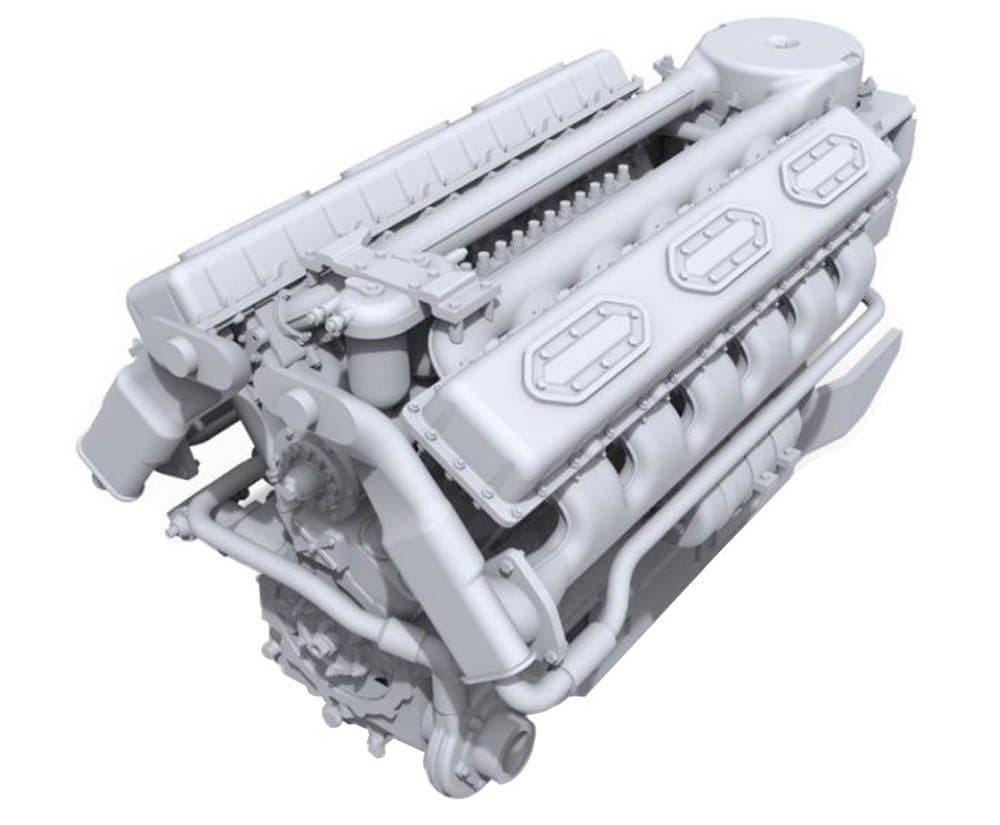 MiniArtMIN37006 V-54 engine Model Kit, Various, Mittel