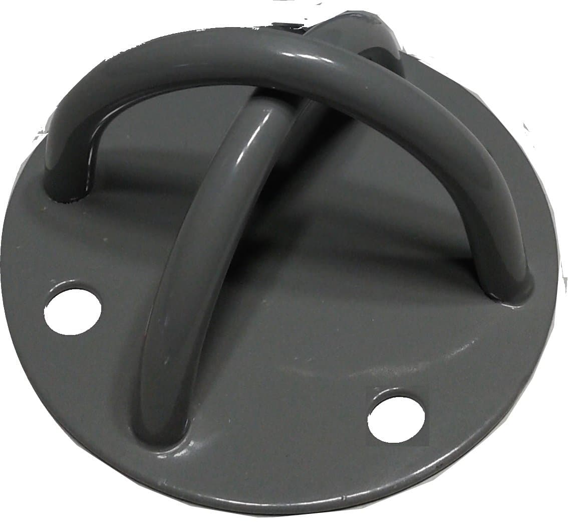 Safely supports up to 500 lbs. Wall Ceiling mount with 4 concrete anchors. Does not include wood bolts. suspension training straps, Body weight Training, Fitness Straps, Yoga trapeze