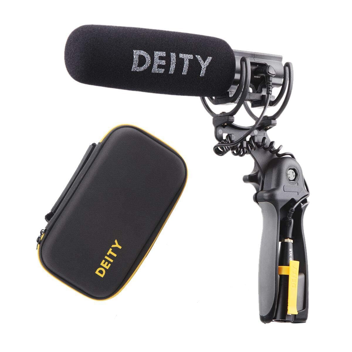 DeityV-Mic D3 Pro kit 3.5mm TS/TRS/TRRS Super-Cardioid Directional Shotgun Microphone with Rycote Shockmount for DSLRs, Camcorders, Smartphones, Tablets, Handy Recorders, Laptop and Bodypack Transmi