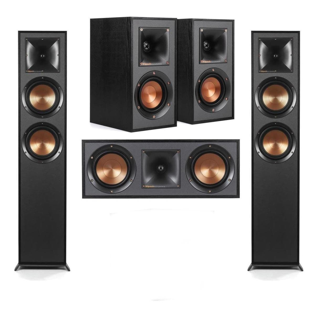 Reference Home Theater Pack with 2X R-625FA Floorstanding Speakers, R-52C Center Channel, Pair R-41M Bookshelf Speakers