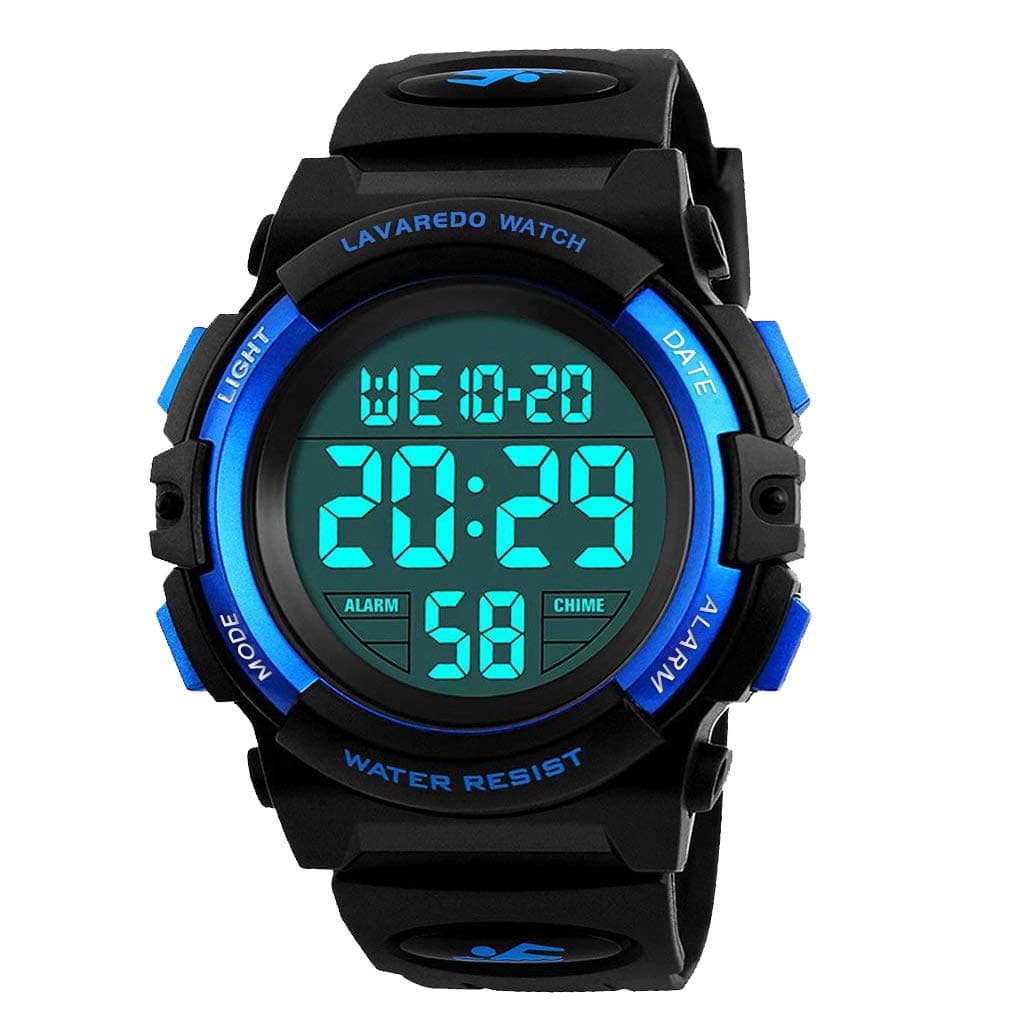 - Kids Watch,Boys Watch for 3-15 Year Old Boys,Digital Sport Outdoor Multifunctional Chronograph LED 50 M Waterproof Alarm Calendar Analog Watch for Children with Silicone Band,Kids Gift