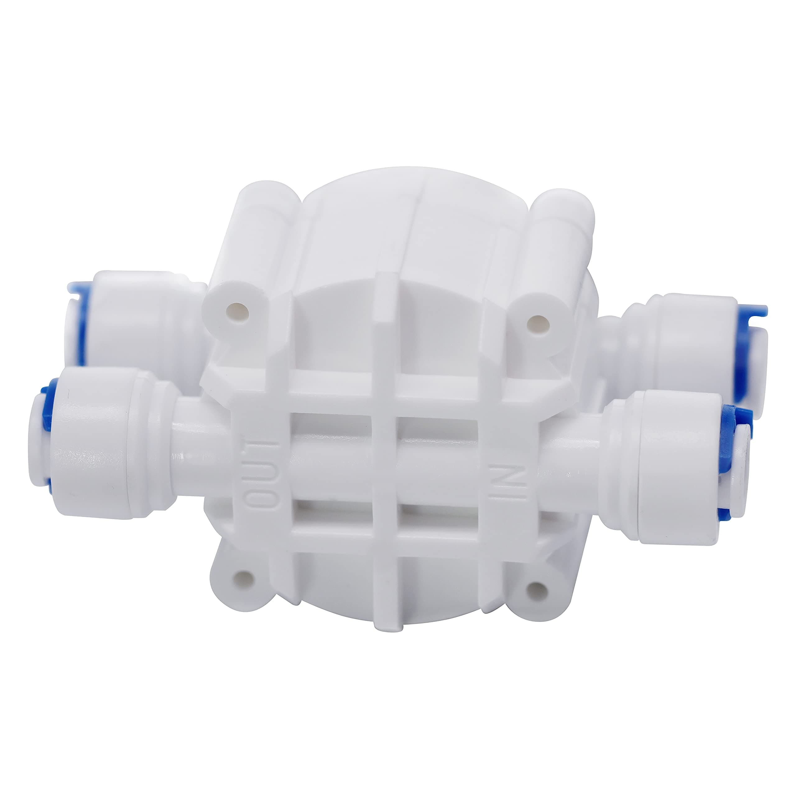 DIGITEN 1/4" Automatic Shut-Off Valve with Quick-Connect Fittings For RO Reverse Osmosis