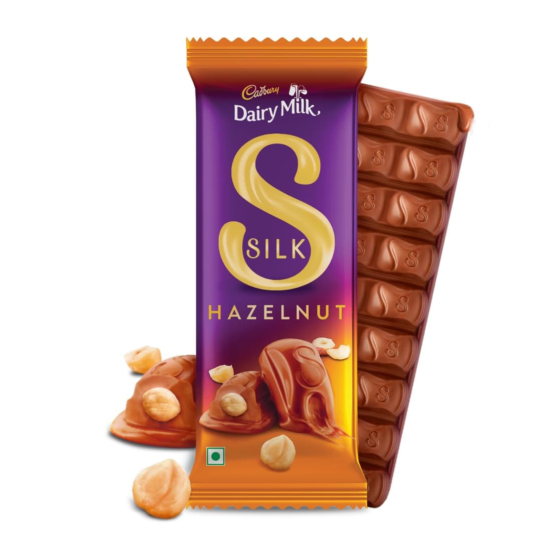Cadbury Dairy Milk Silk Hazelnut Chocolate Bars, 54 g