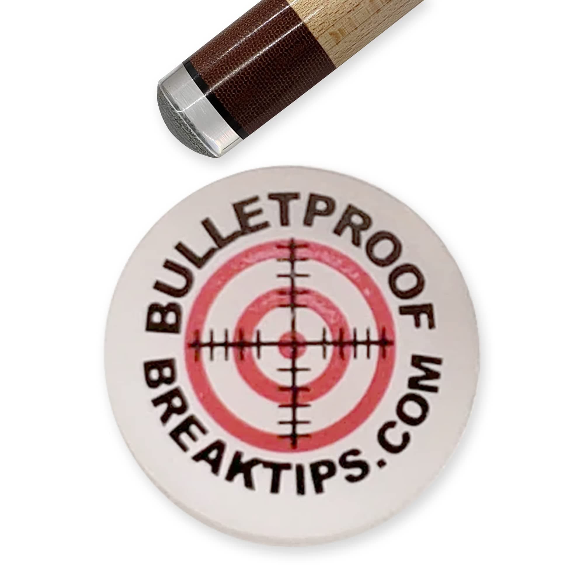 Polymer Break & Jump Tip | Professional Pool Cue Tips & Pool Stick Accessories | Billiards Accessories for Adults and Pool Players | Comes with Free Patch and Sticker!