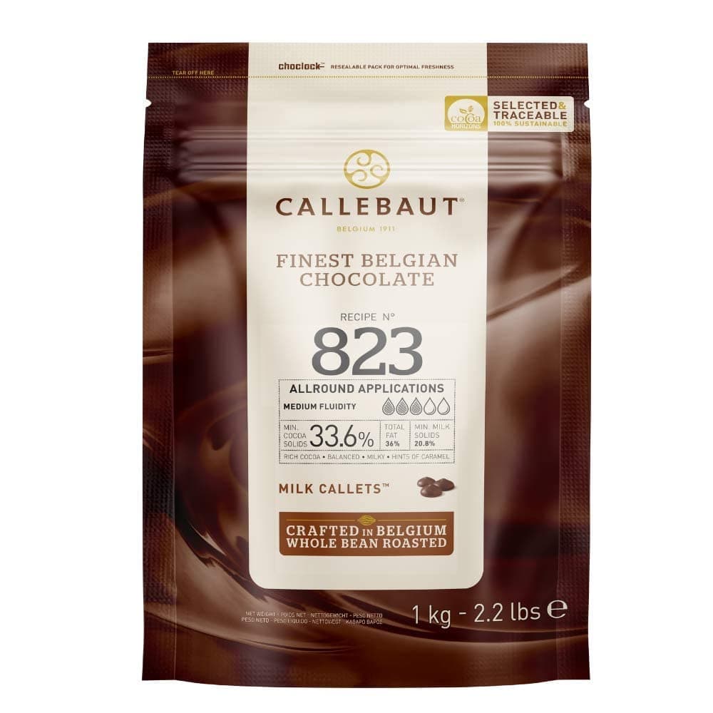 No 823 Belgian Milk Chocolate Callets