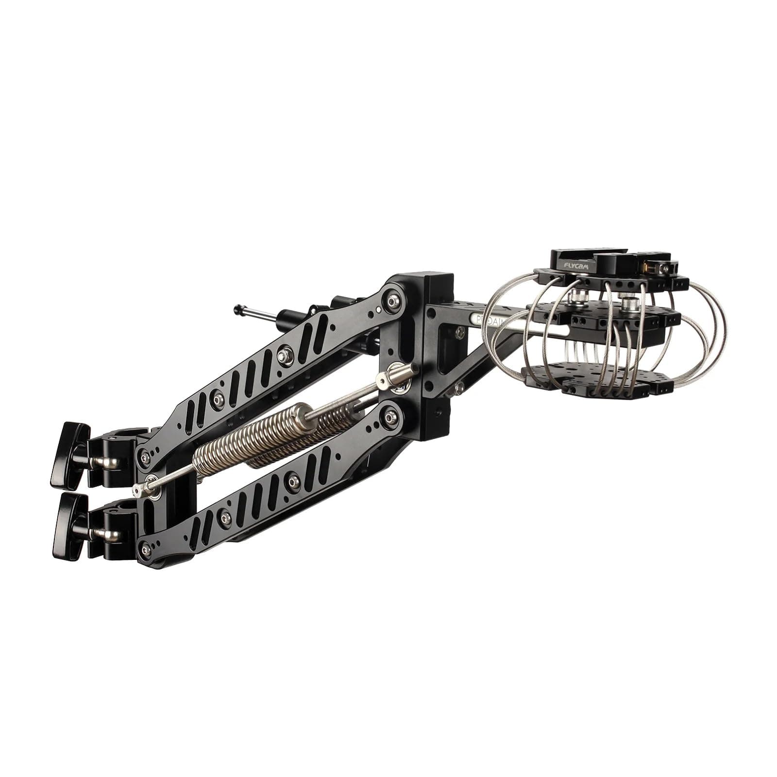 Air-Wave Camera Vibration Isolator Arm (5-15kg). Micro-Adjustable Springs & Dampers. Mounts on 38 to 50 mm Speed Rail. For 3-Axis Camera Gimbals (VI-252-00)