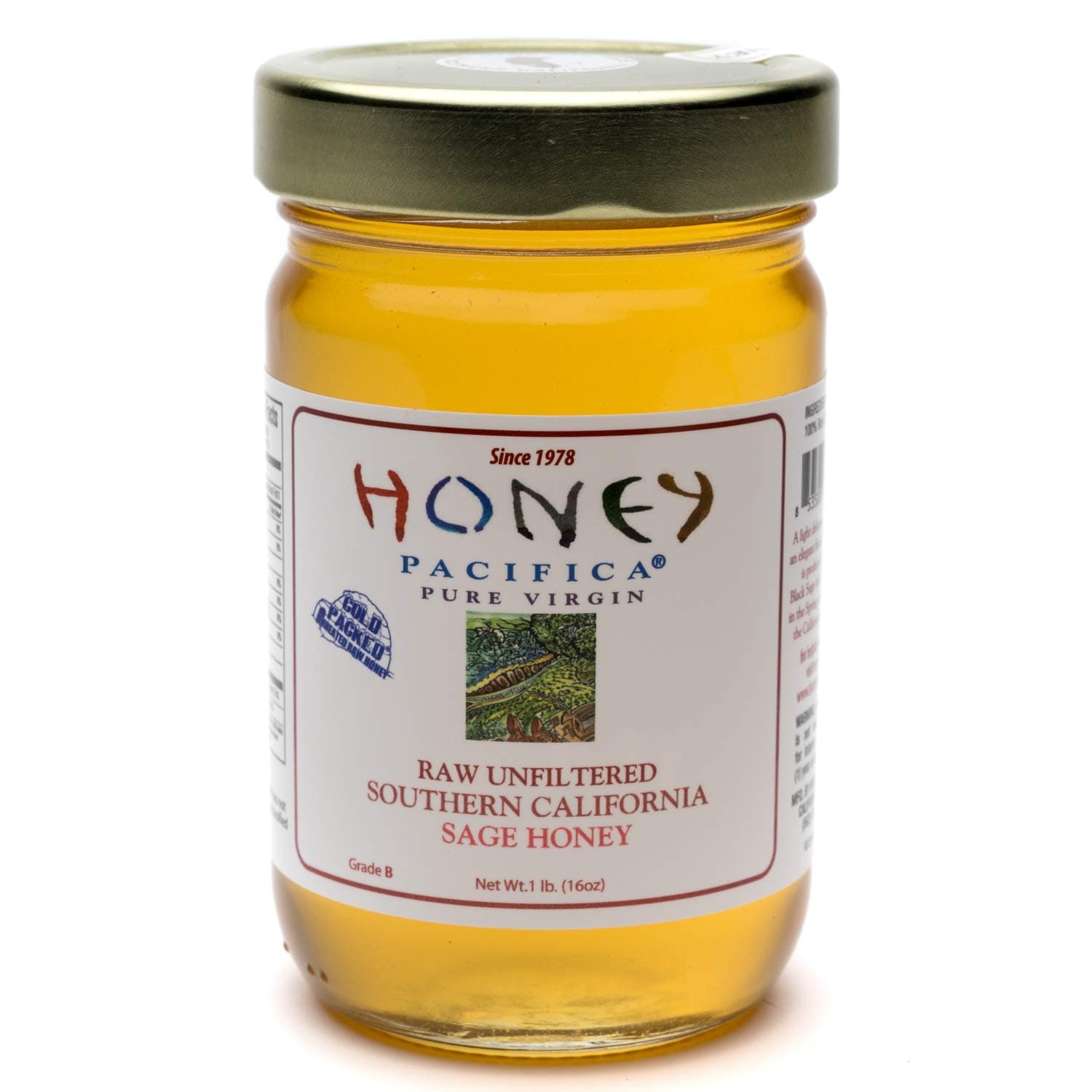 Honey Pacifica Sage Raw Honey (1 lb.)
