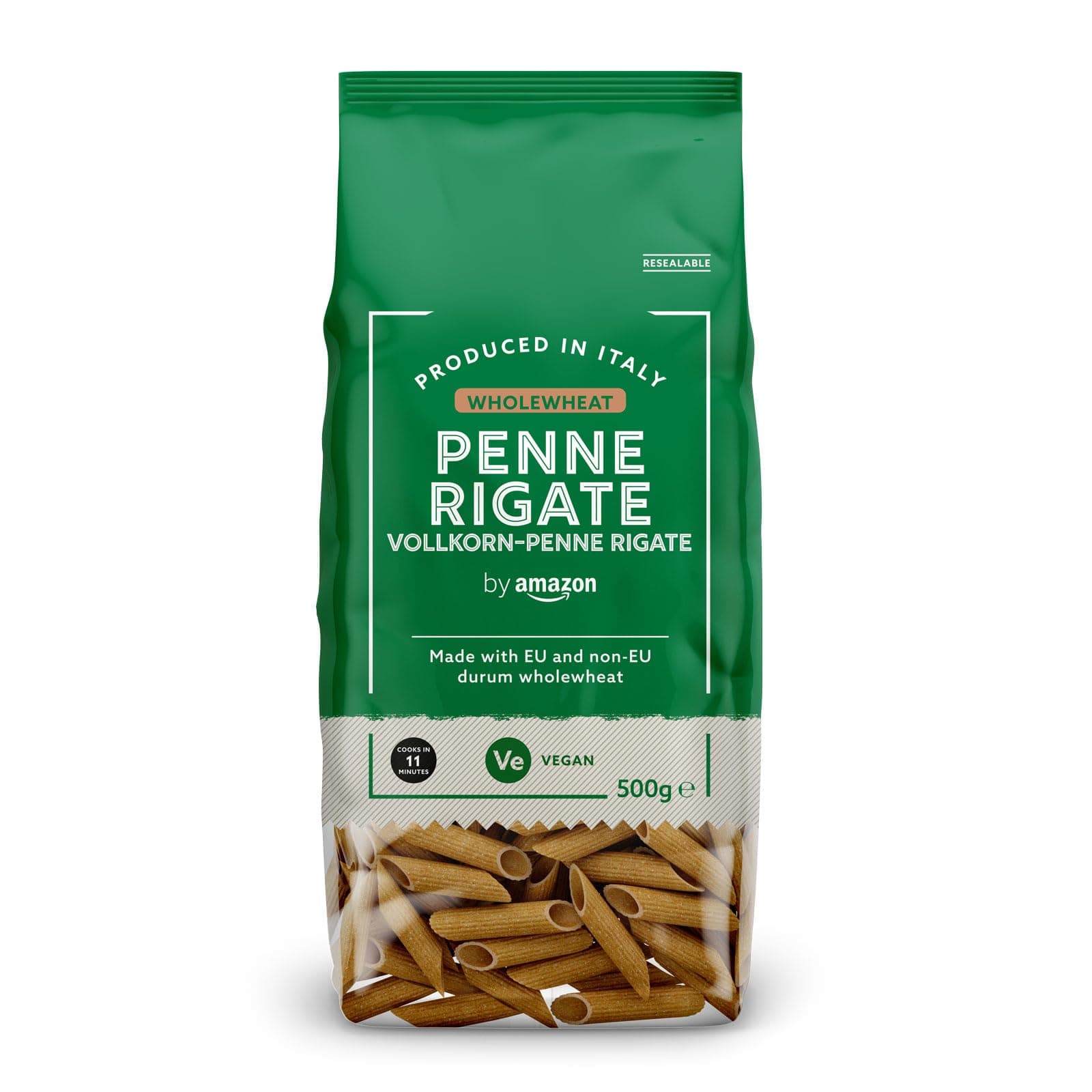 Wholegrain Penne Rigate, 500g