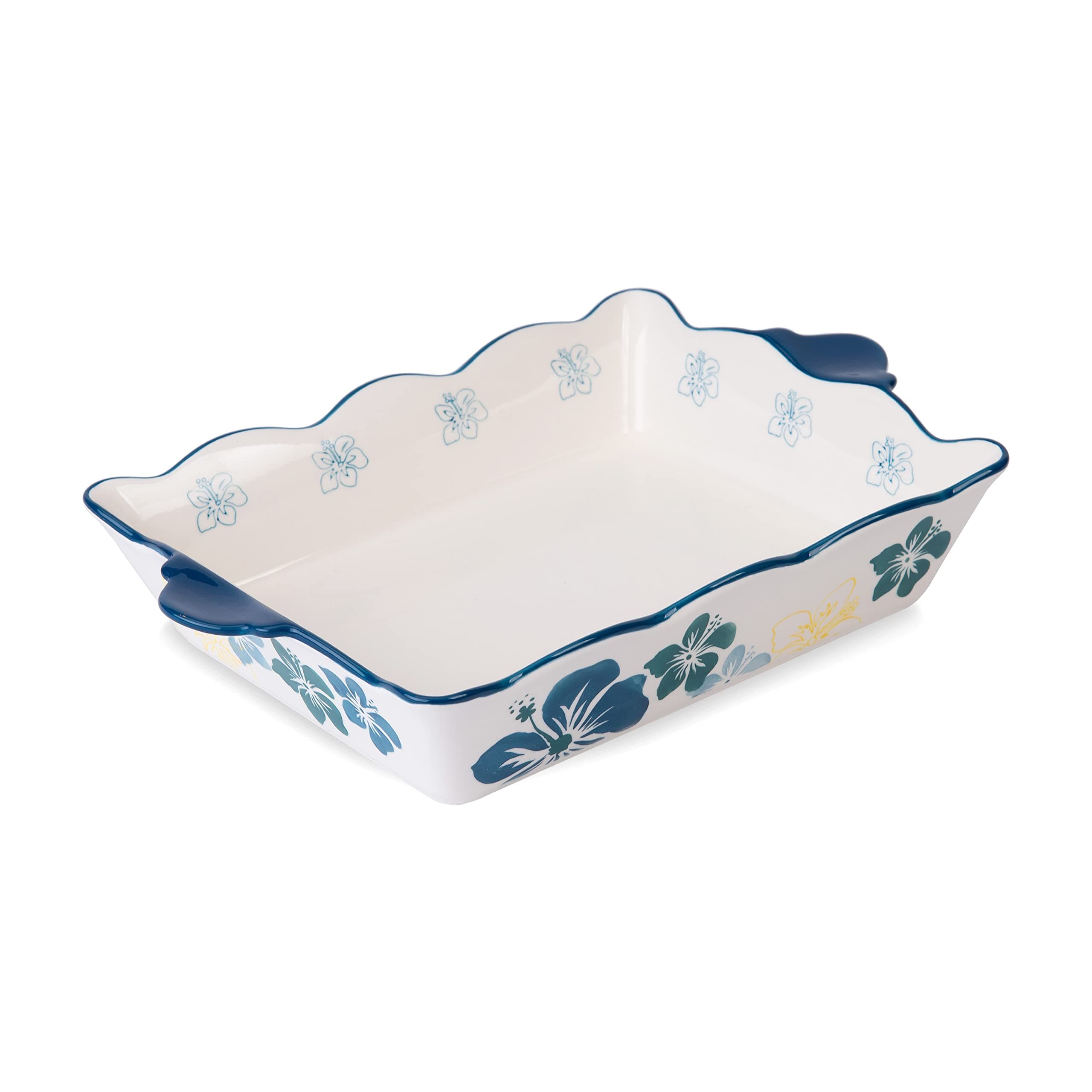 Casserole Dish Baking Dish Ceramic Baking Pan Nonstick Baking Dish Blue Lassagne Pan 9x13 Baking Dishes for oven Casserole Dishes for Kitchen