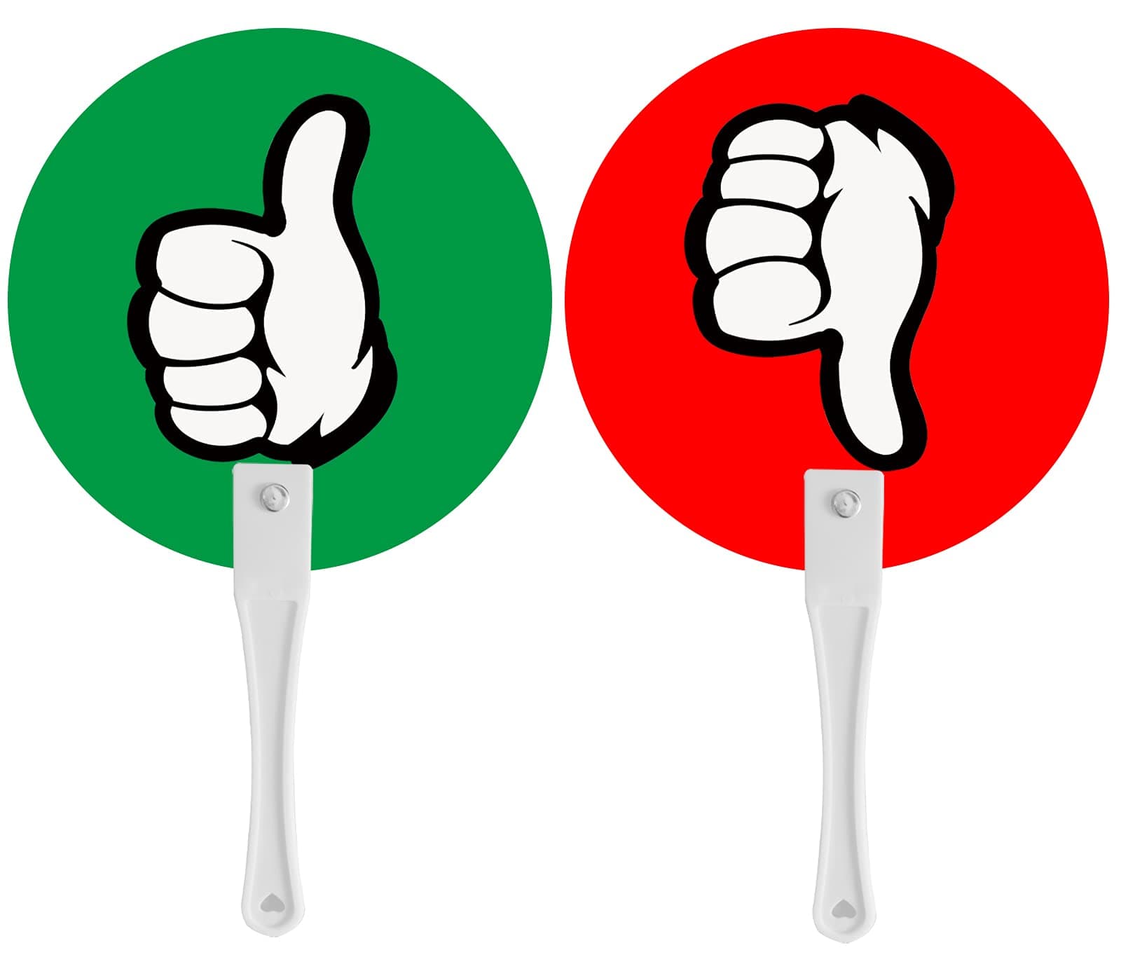 Thumbs Up/Thumbs Down Paddles