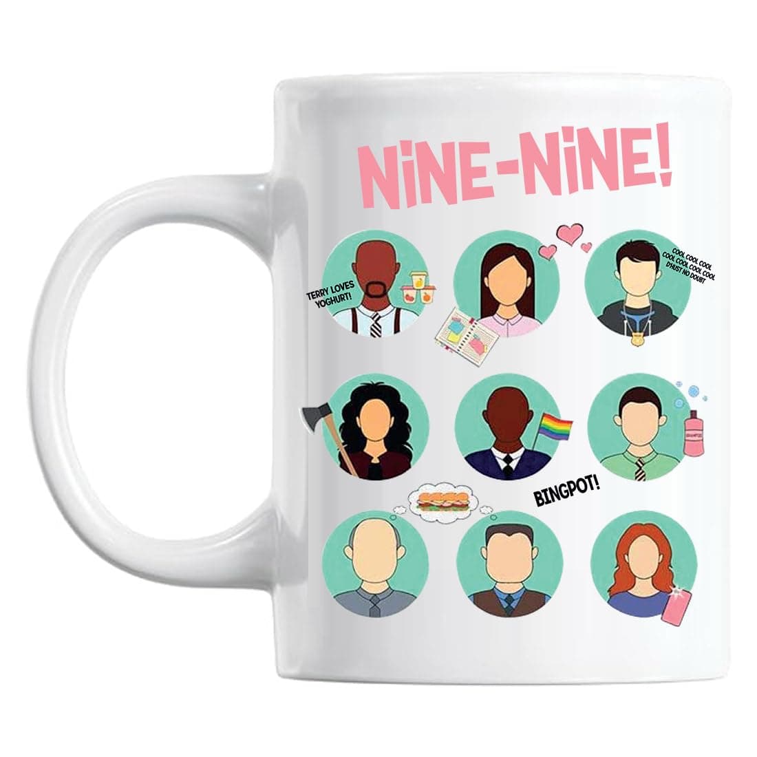 Brooklyn Nine-Nine Squad Classic Tea Mug, Coffee Cup