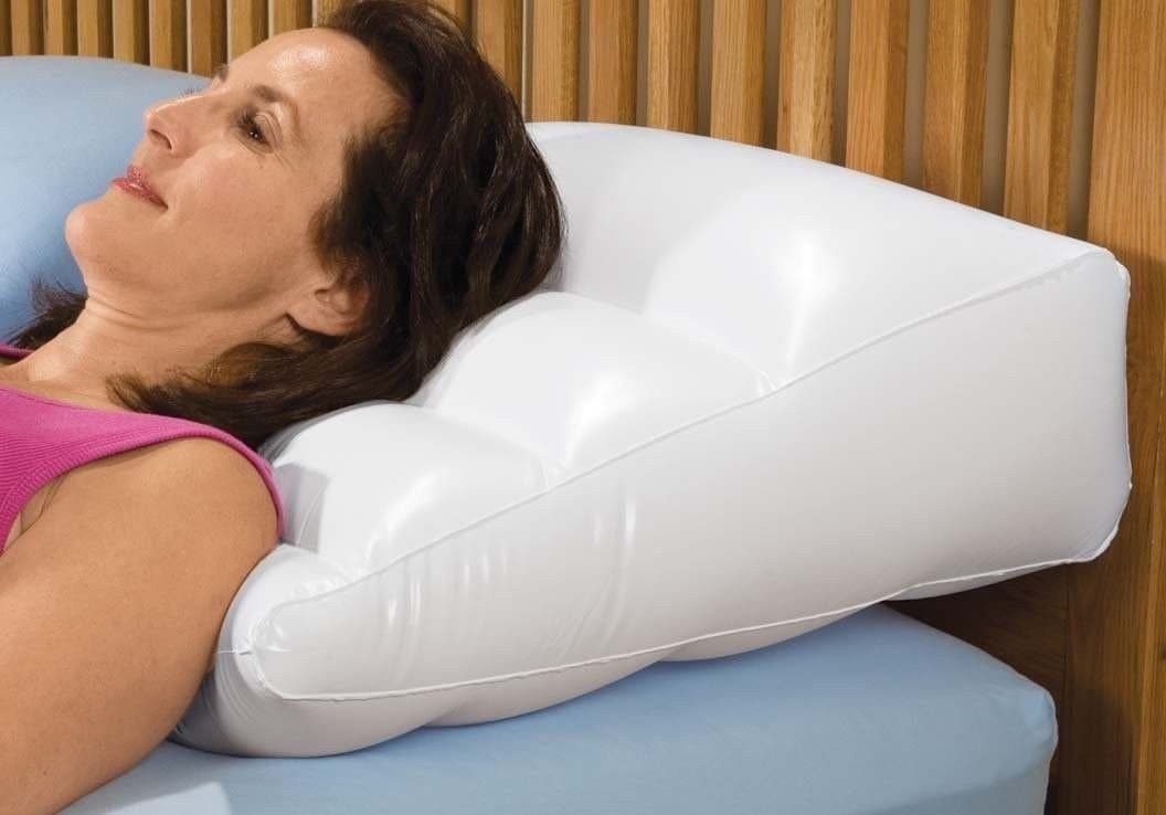 Inflatable Wedge Pillow - Comes flat packed and needs Inflating