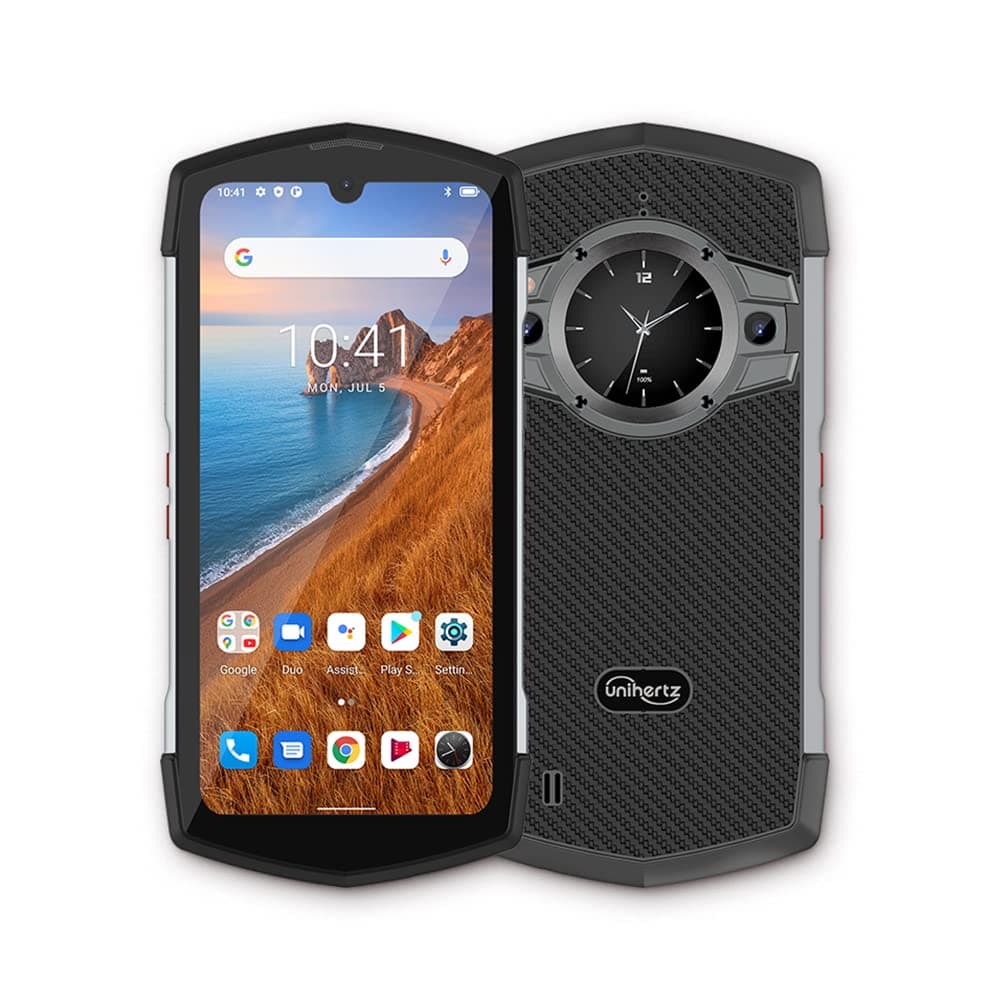 TickTock, 5G Rugged Smart Phone with Dual Screen Android 11 Sub-Screen IP68 Two Programmable Keys (Support T-Mobile & Verizon only)