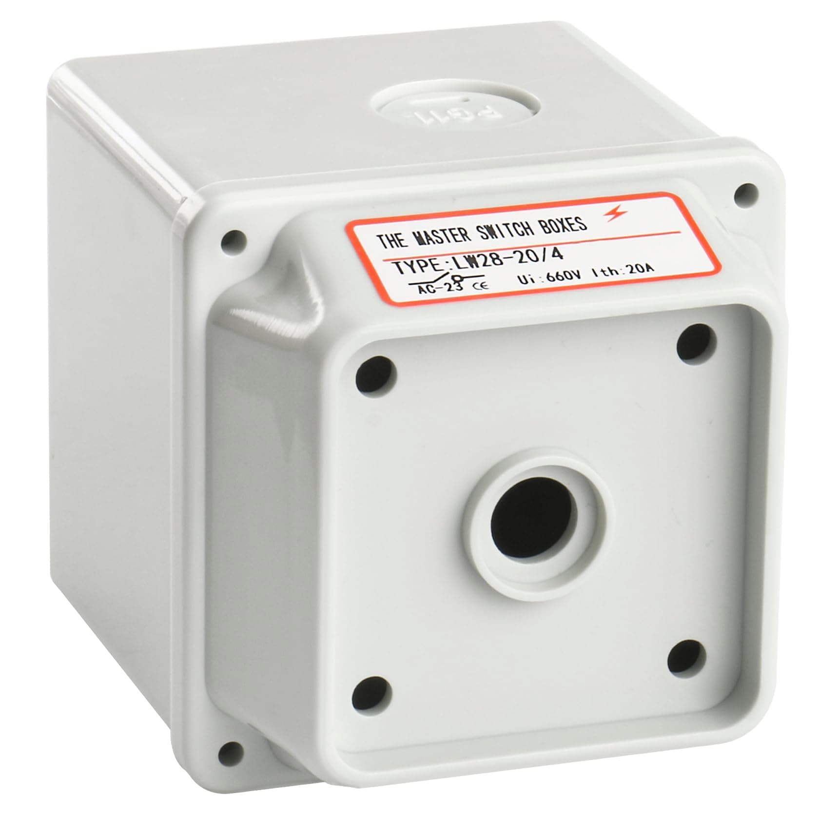 Heschen Master Switch Exterior Box LW28-20/4, Work for SZW26-20/LW28-20 Universal Rotary Switch
