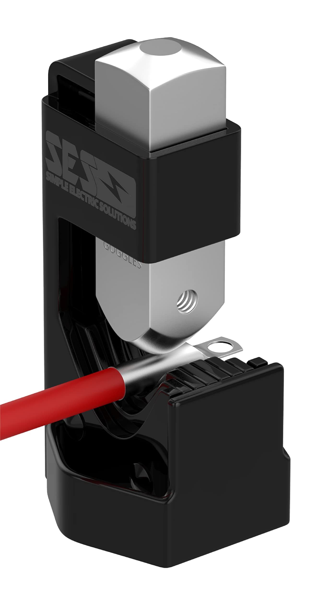 Simple Electric Solutions Hammer Battery Lug Crimping Tool for 8 6 4 2 1/0 2/0 American Wire Gauge (AWG) Wire and Cable