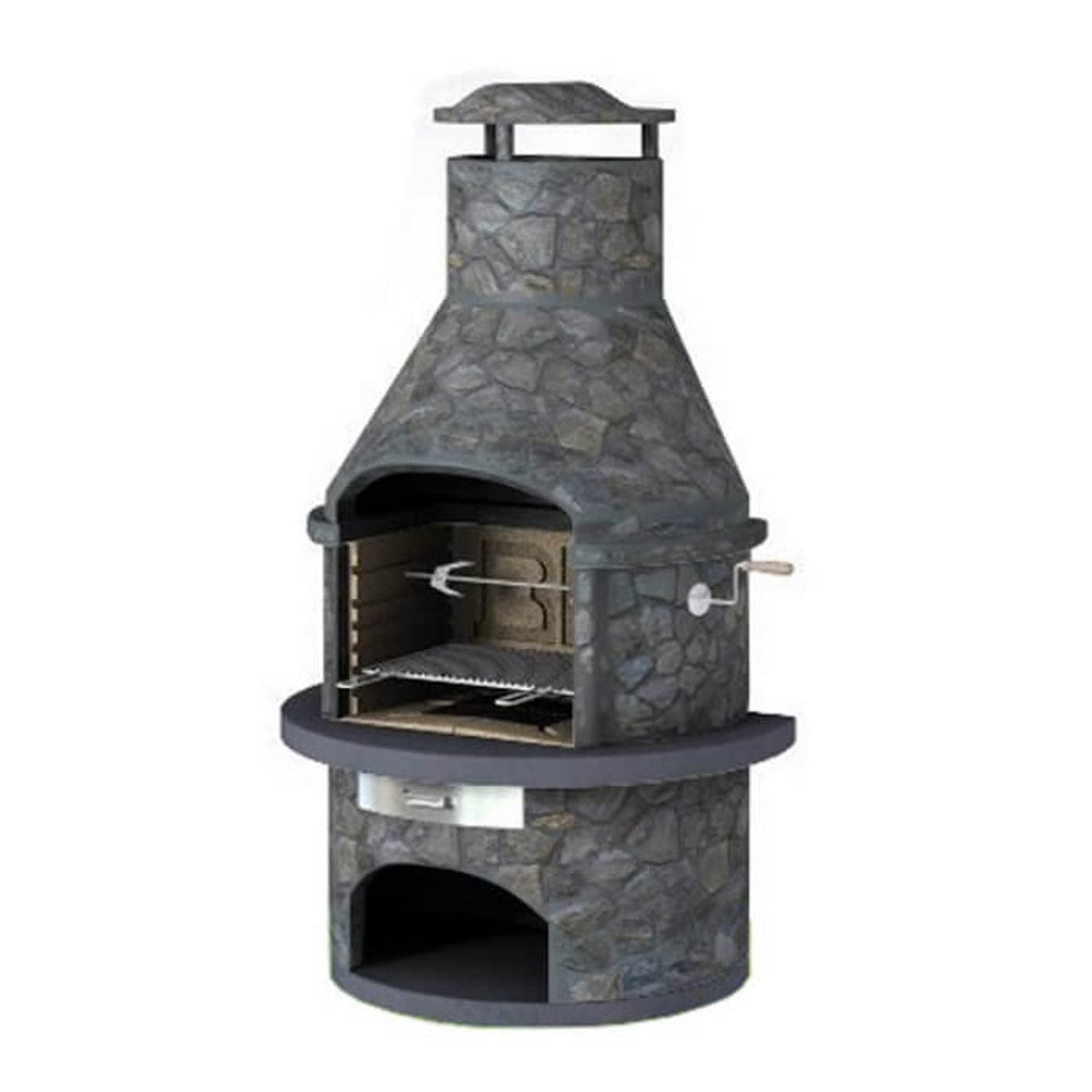 Rondo Dark Slate - Masonry BBQ Grill