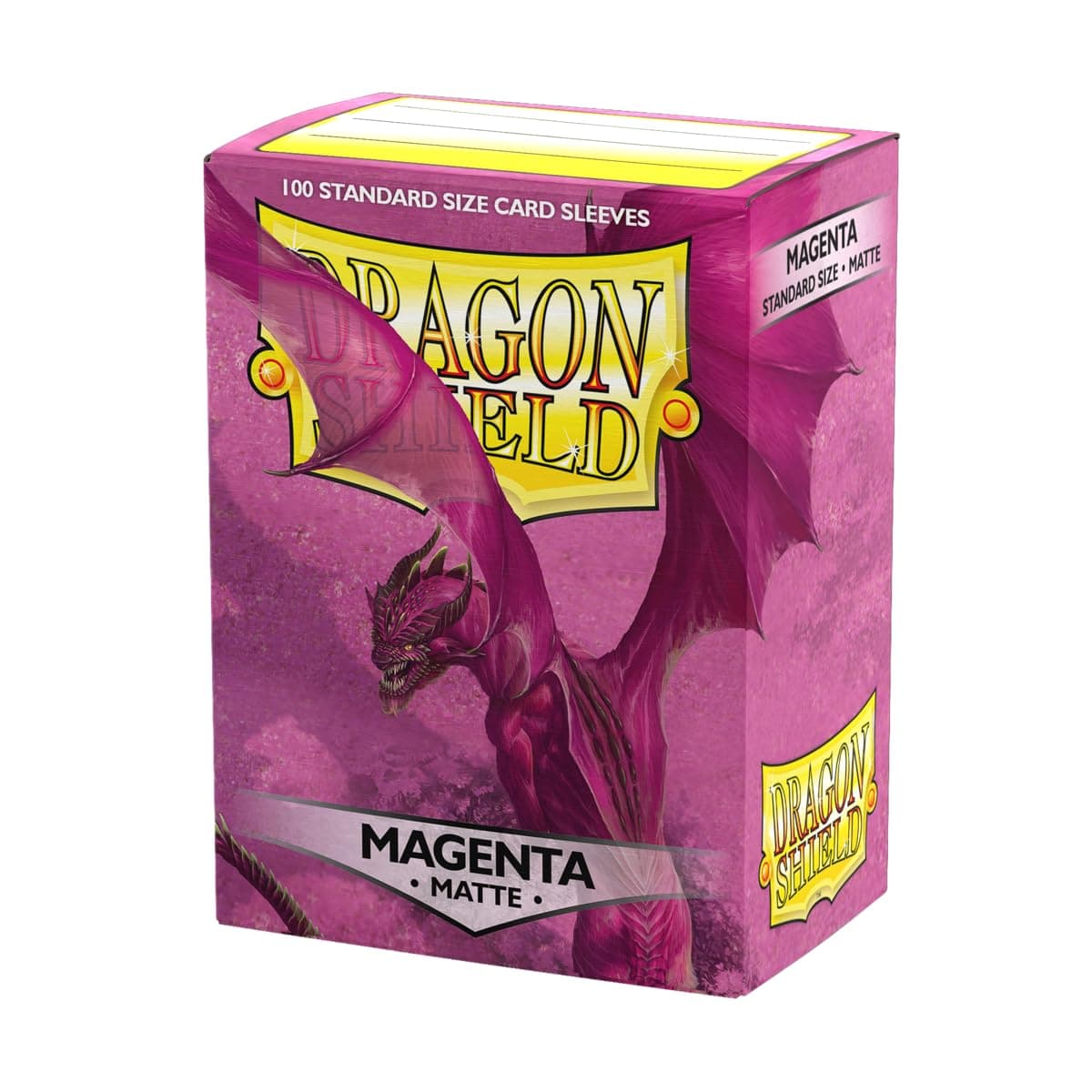 Dragon Shield | Standard Size Card Matte Sleeves | 100 CT - Smooth & Tough Premium TCG Sleeves | Compatible with Pokemon, Flesh & Blood, One Piece & Magic The Gathering | Magenta - Matte