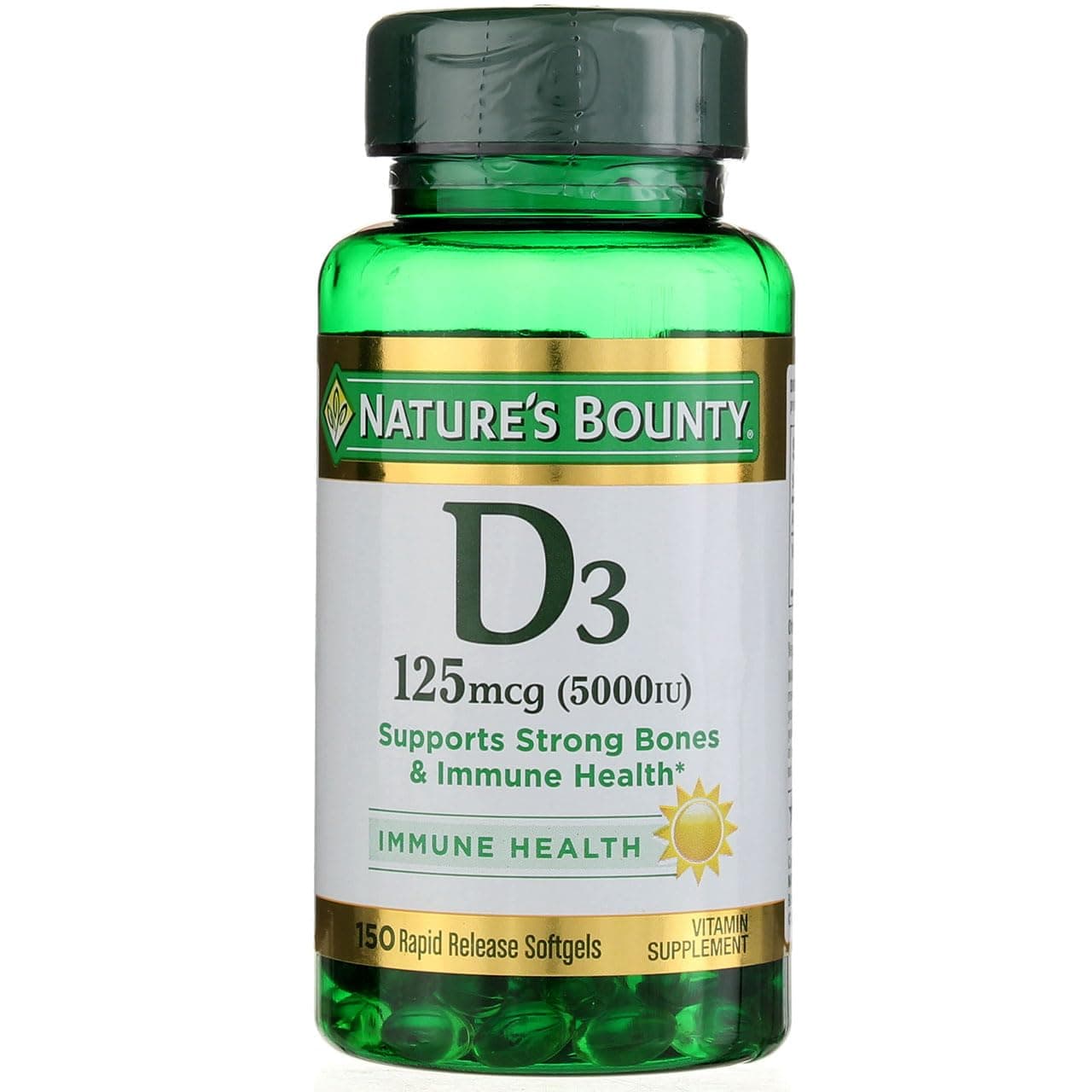 D 5000 Iu Softgels, 100 ct