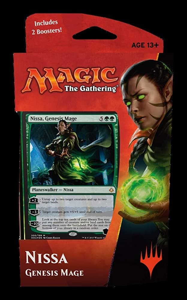 Magic The Gathering Ga ring - MTG Hour of Devastation Planeswalker Deck Nissa Genesis Mage