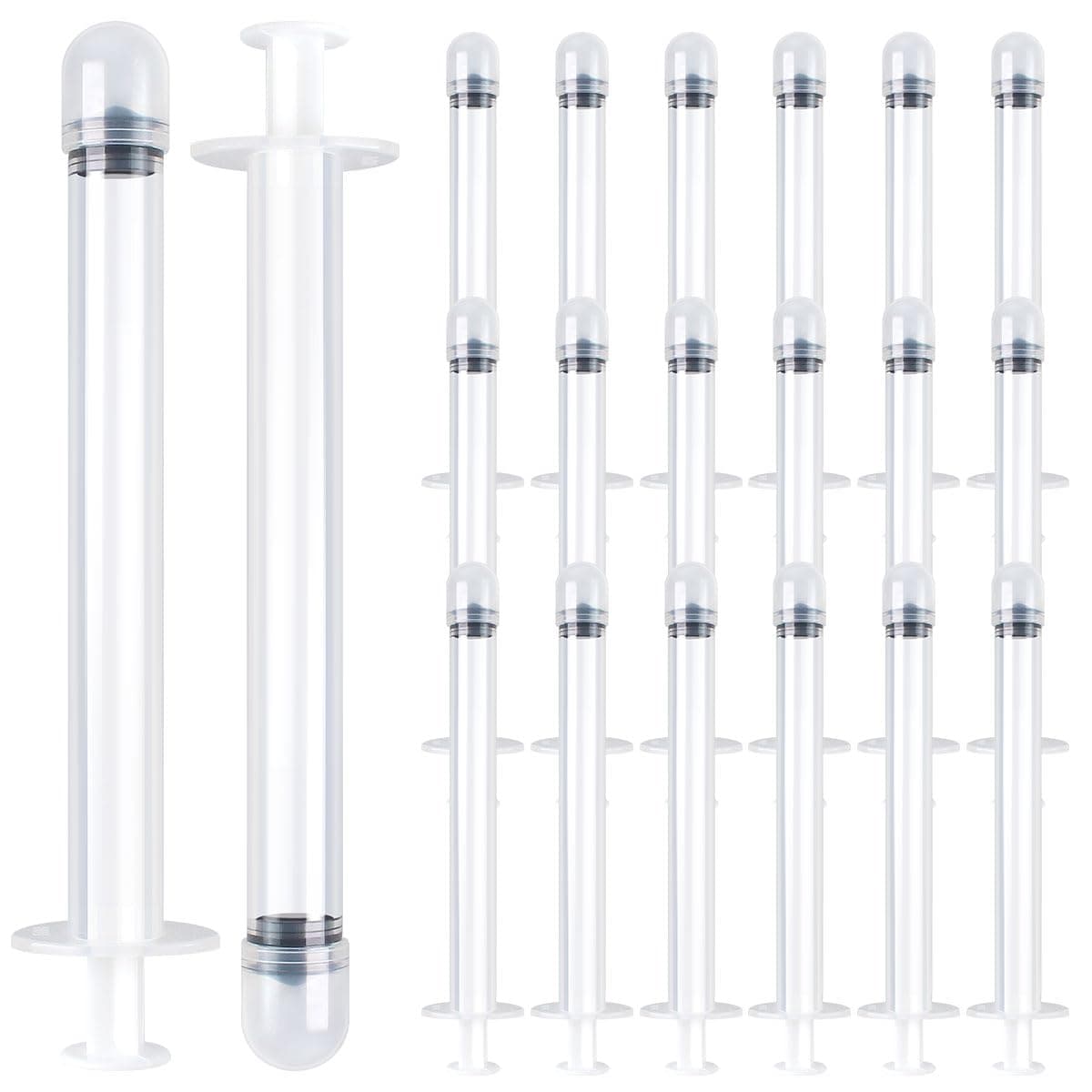 Dizzily 20 Pack Disposable Plastic Vaginal Cream Applicators, Individually Wrapped Hygienic Injector Applicator to Fit Preseed Lubricant, Estrace, Contraceptive Gels, Personal Lube, OTC Gel or Cream