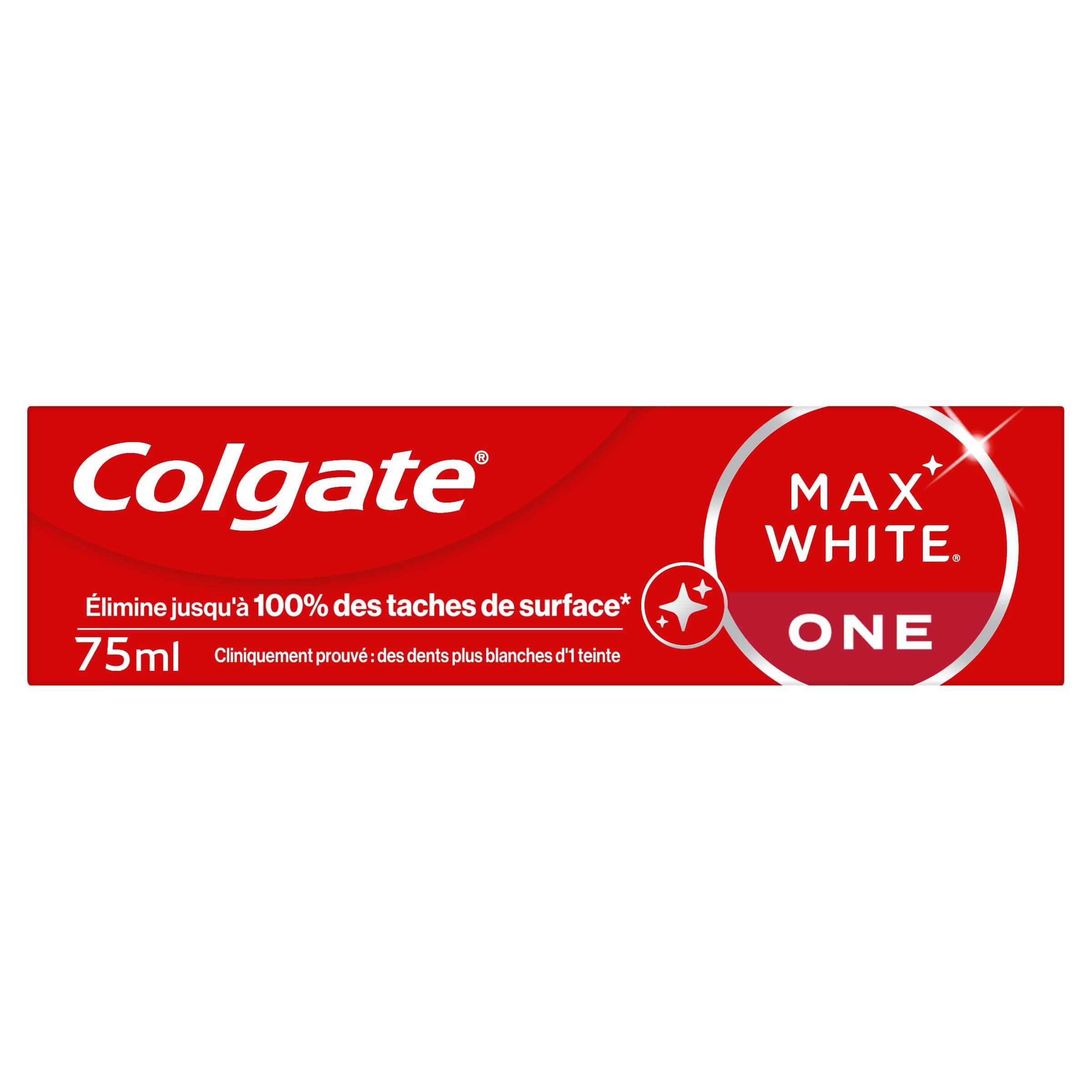 Whitening Toothpaste 1 Tone Max White One 75 ml - Removes up to 100% of surface stains