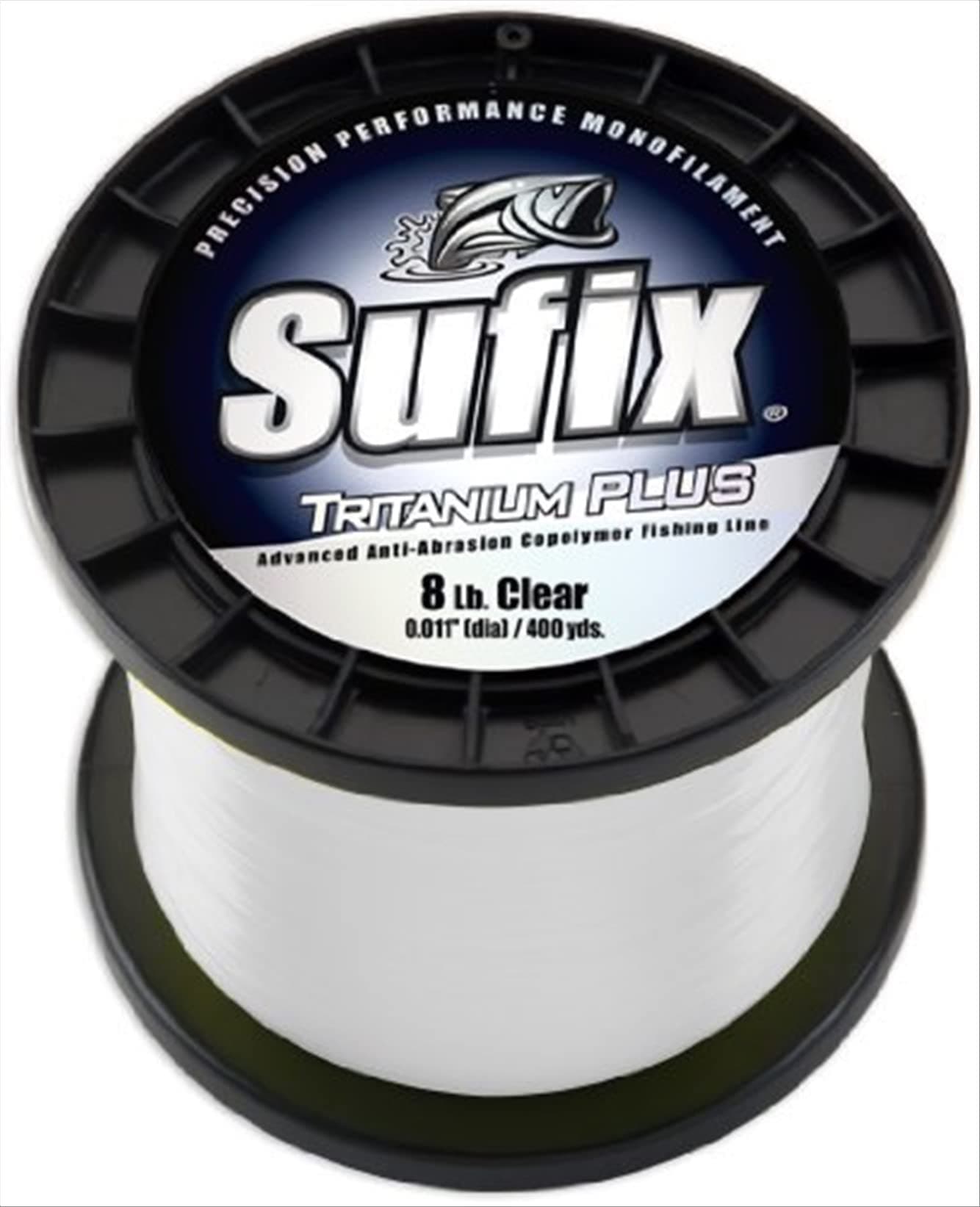 Sufix Tritanium Plus 1/4-Pound Spool Size Fishing Line (Clear, 20-Pound)
