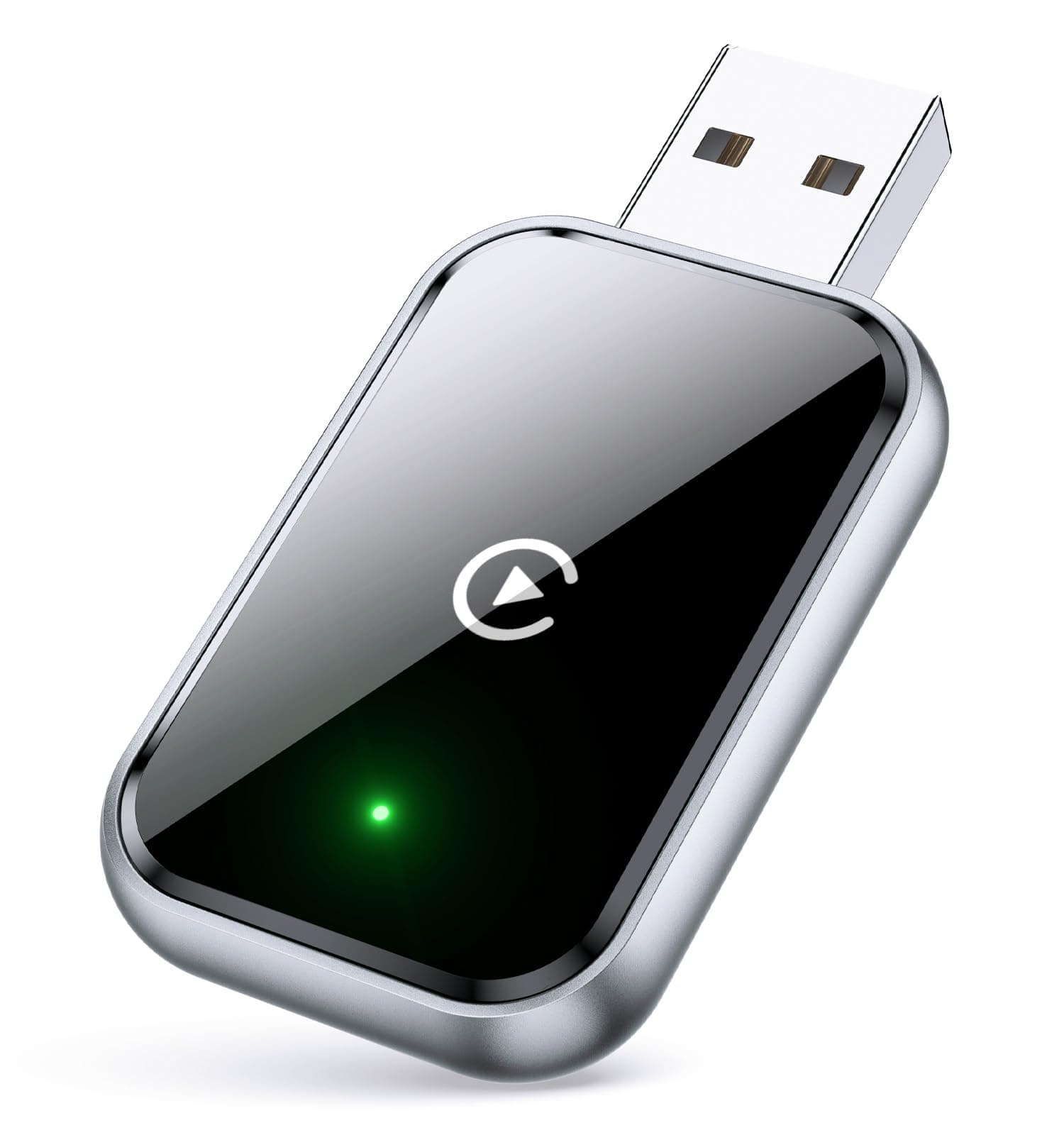 AIZEO Wireless CarPlay Adapter, Super Fast Upgrade from Wired to Wireless, Plug and Play, Mini & Stable, Compatible with iPhone iOS 10+ & Cars with Wired CarPlay, Black