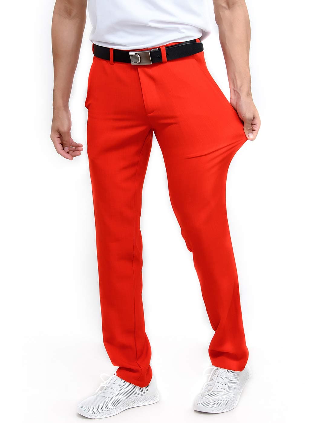 TRUEREVO Men's Stretch Golf Pants Active Quick Dry Lightweight Flat Front