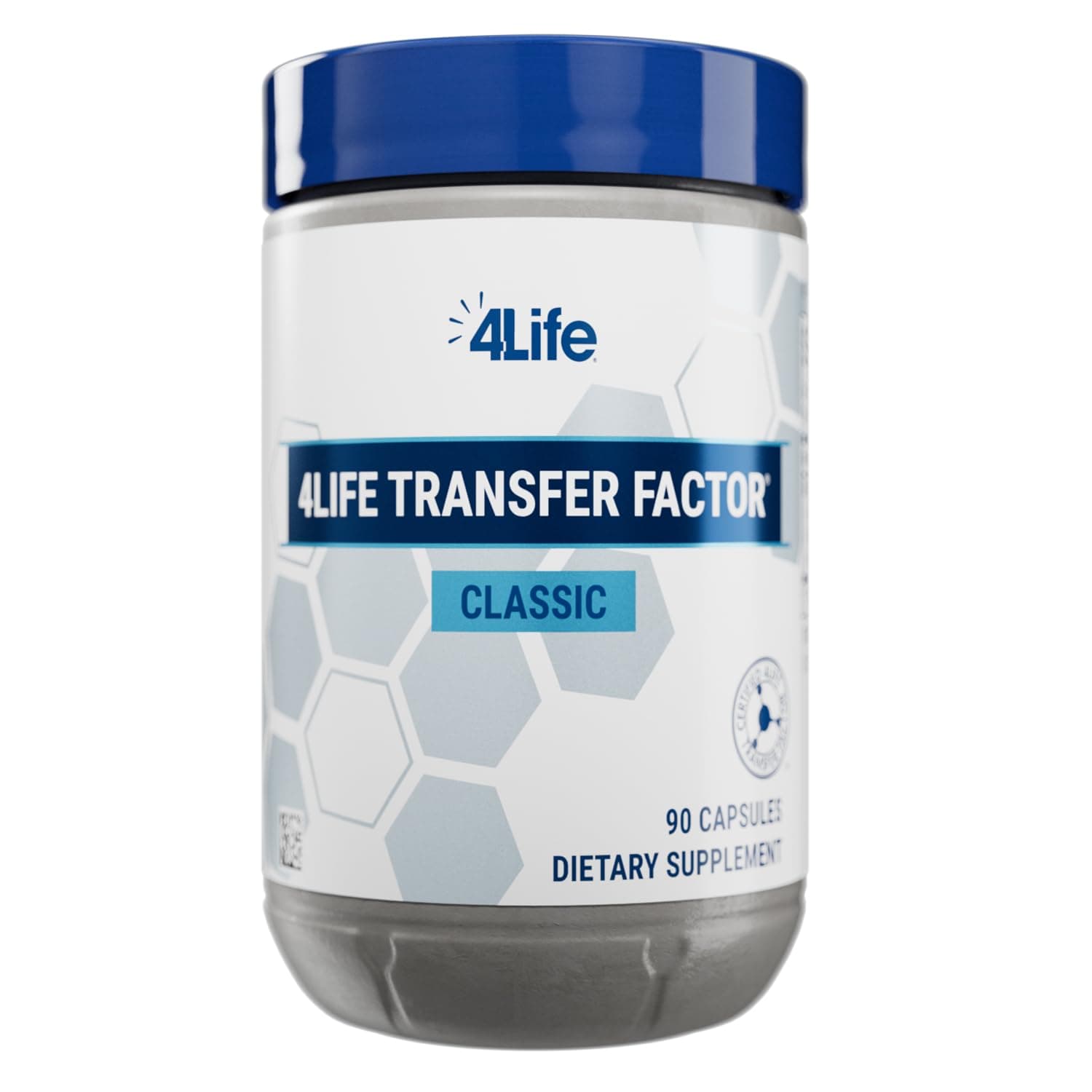 Transfer Factor Classic -with Cow Colostrum for Enhanced Immune Response, Recognition, and Memory - for Ages 2 and Up - 90 Veggie Capsules