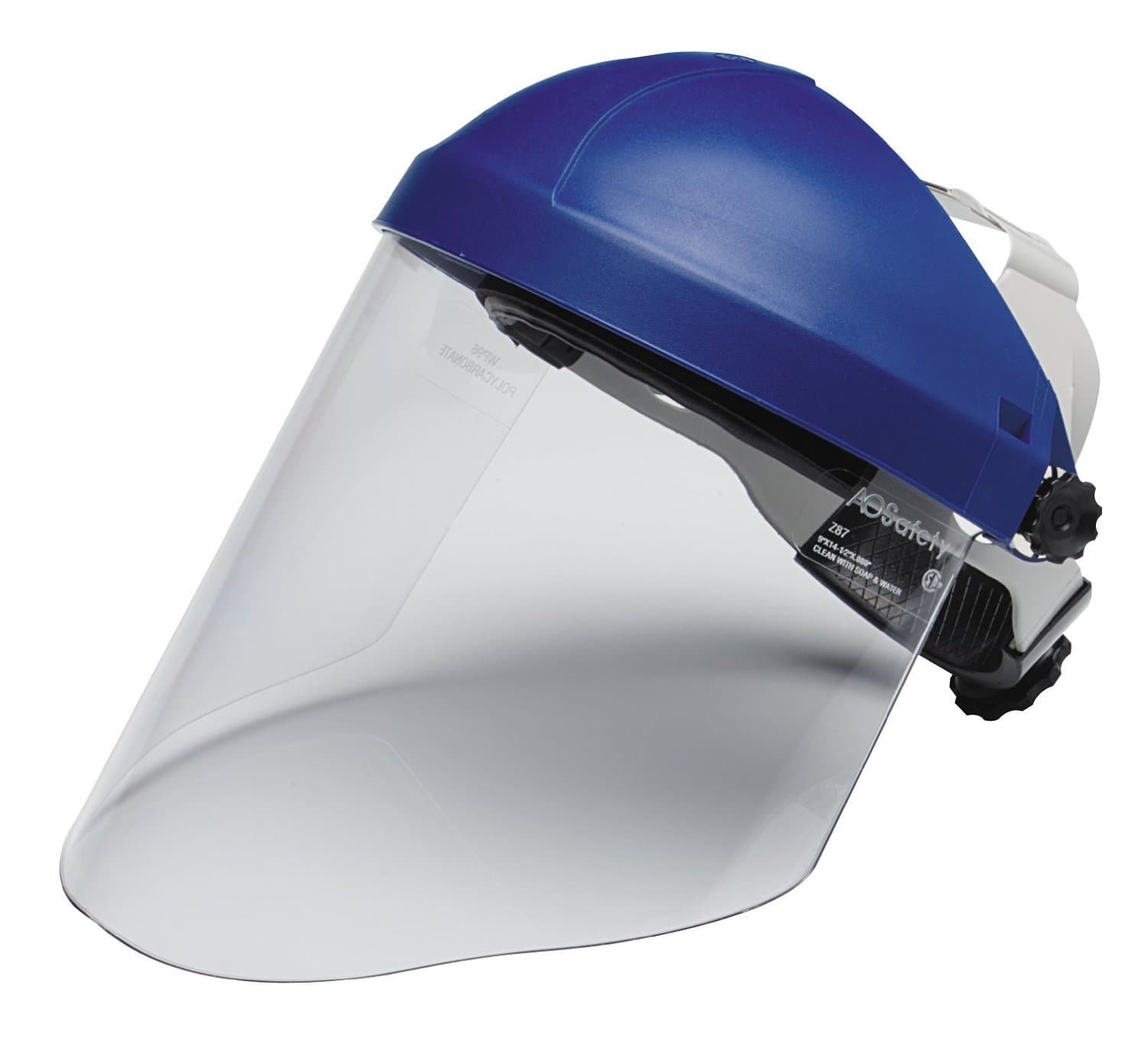 3M H8A Ratchet Headgear and Visor Combination Clear Faceshield, Complete Headgear and Face Shield Safety System