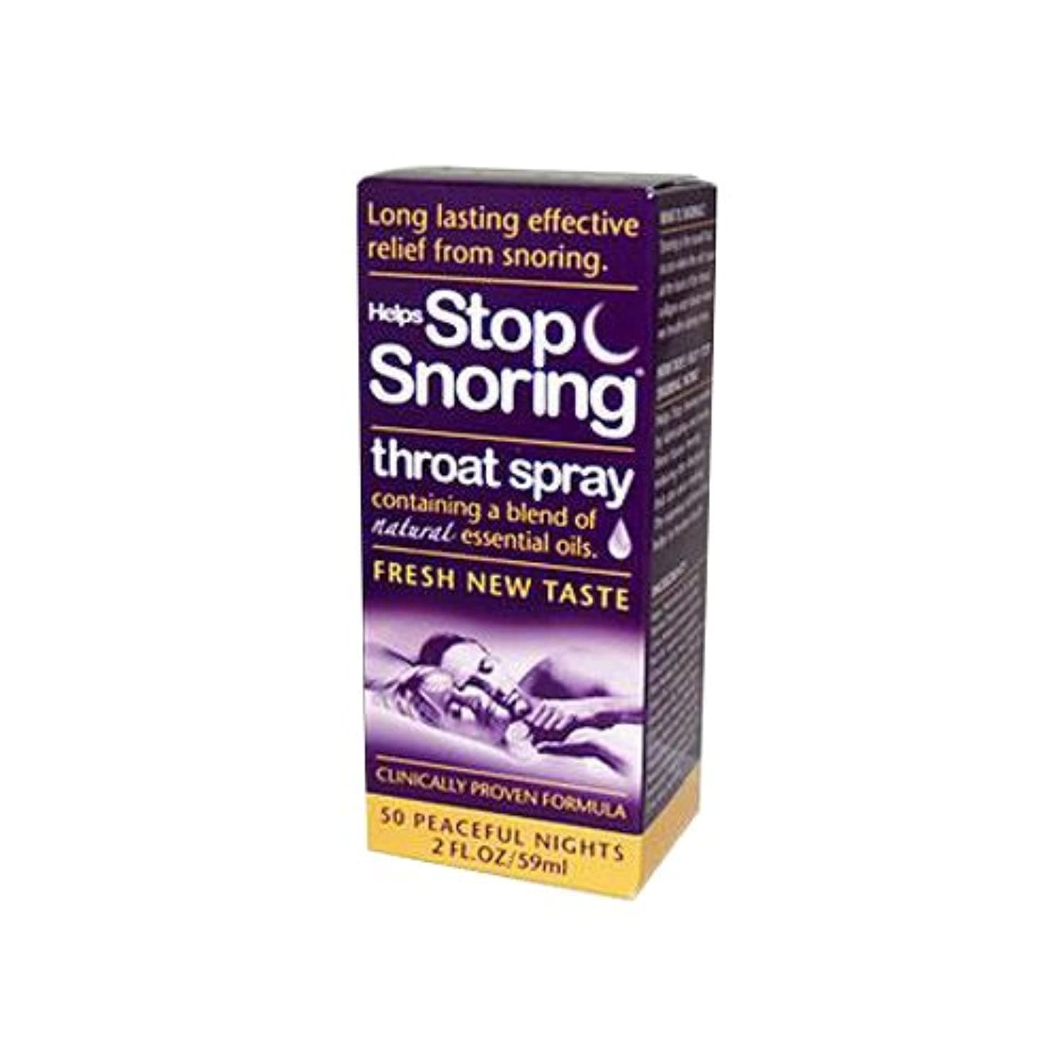 Helps Stop Snoring Throat Spray, 2 Fluid Ounce