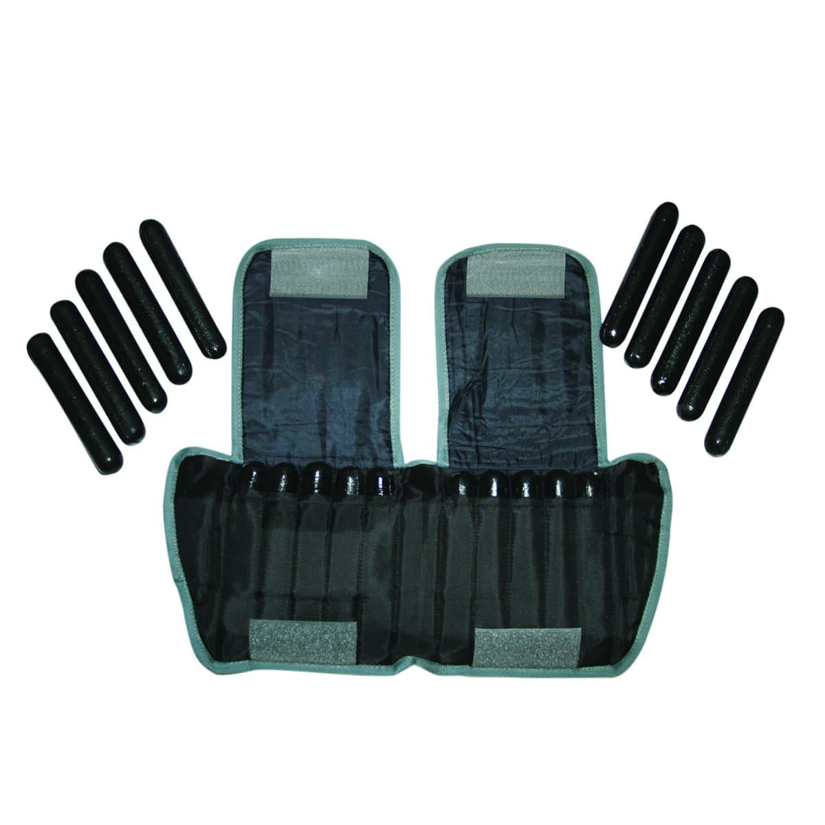 Adjustable Ankle Weight, Black, 20 lb