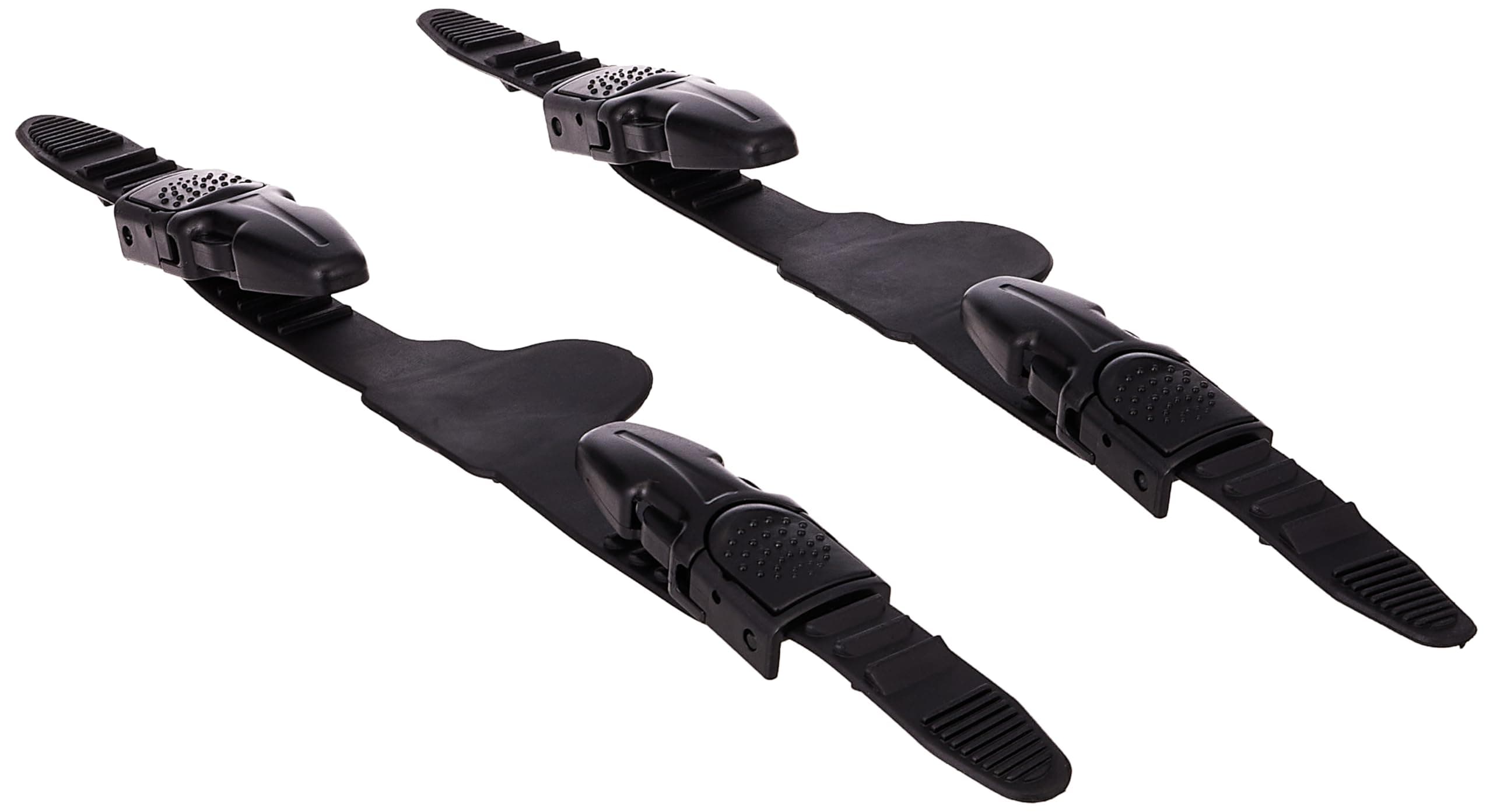 Scuba Choice Universal Diving Fin Straps with Quick Release Buckles – Adjustable Silicone & Neoprene, Durable Fit for Most Fins - Ideal for Freediving & Snorkeling (Pair - Black)