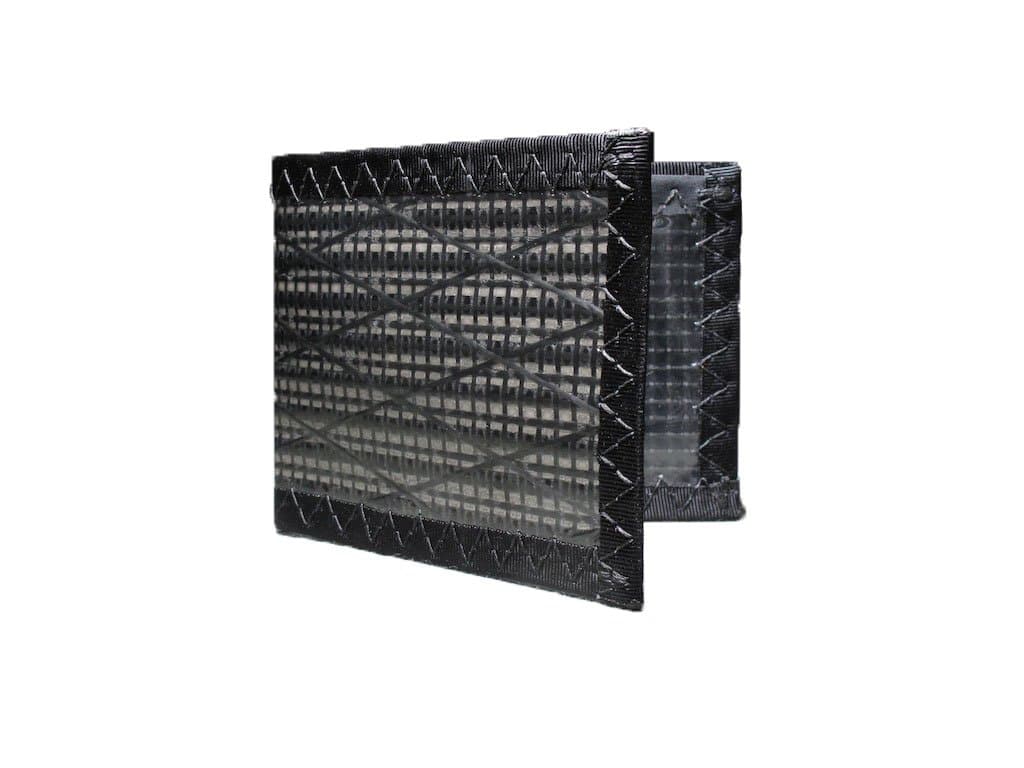 Carbon Fiber RFID Blocking Front Pocket Bifold ID Wallet, Black